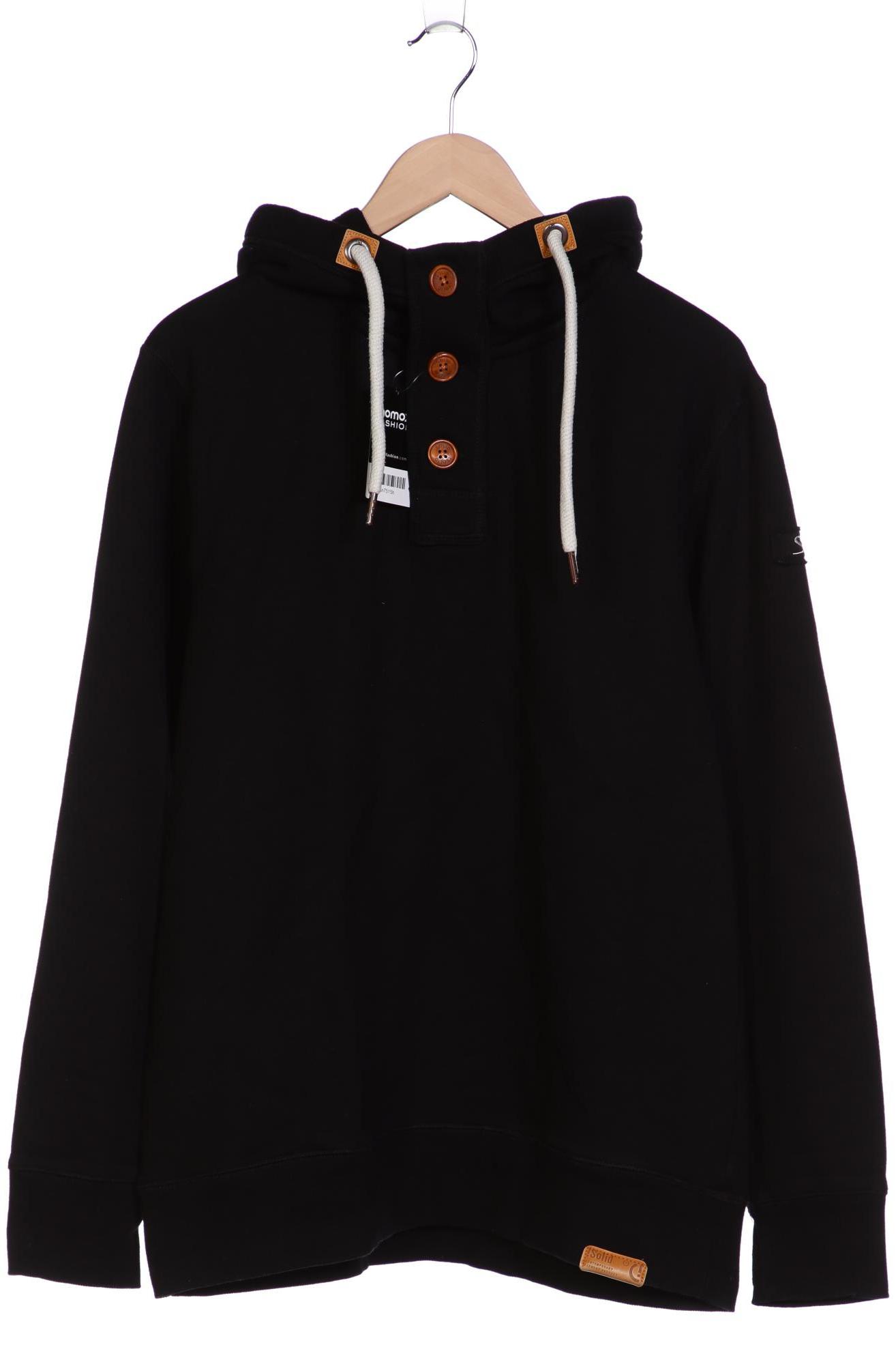 

Solid Herren Kapuzenpullover, schwarz, Gr. 56