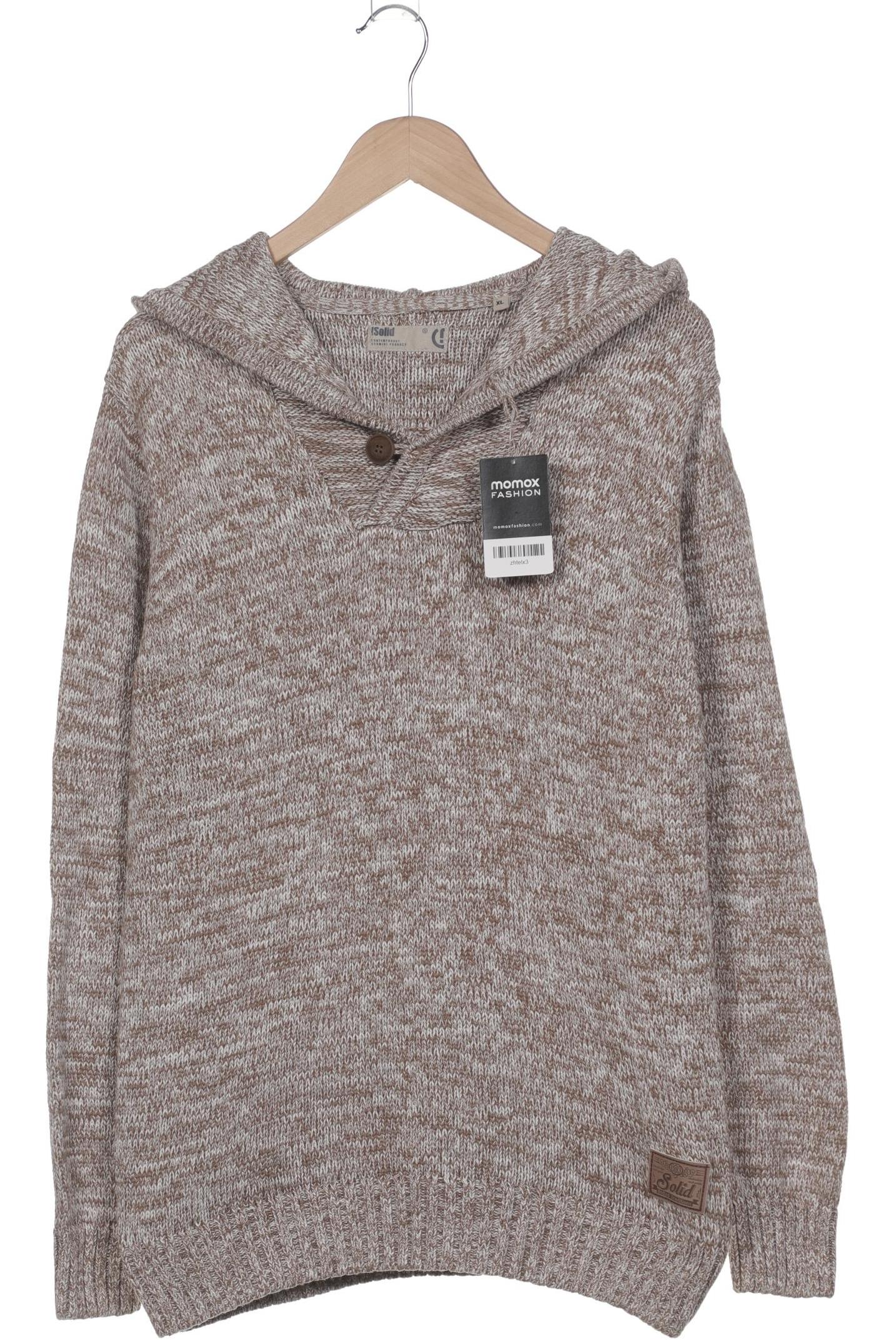 

Solid Herren Kapuzenpullover, beige, Gr. 54