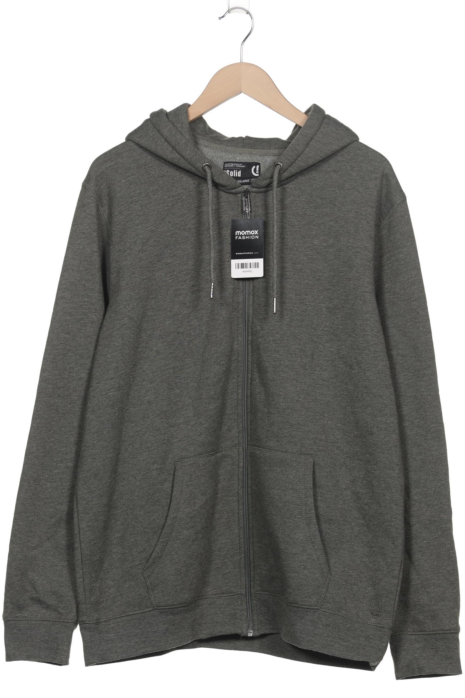 Thumbnail - Solid Herren Kapuzenpullover, grün, Gr. 56