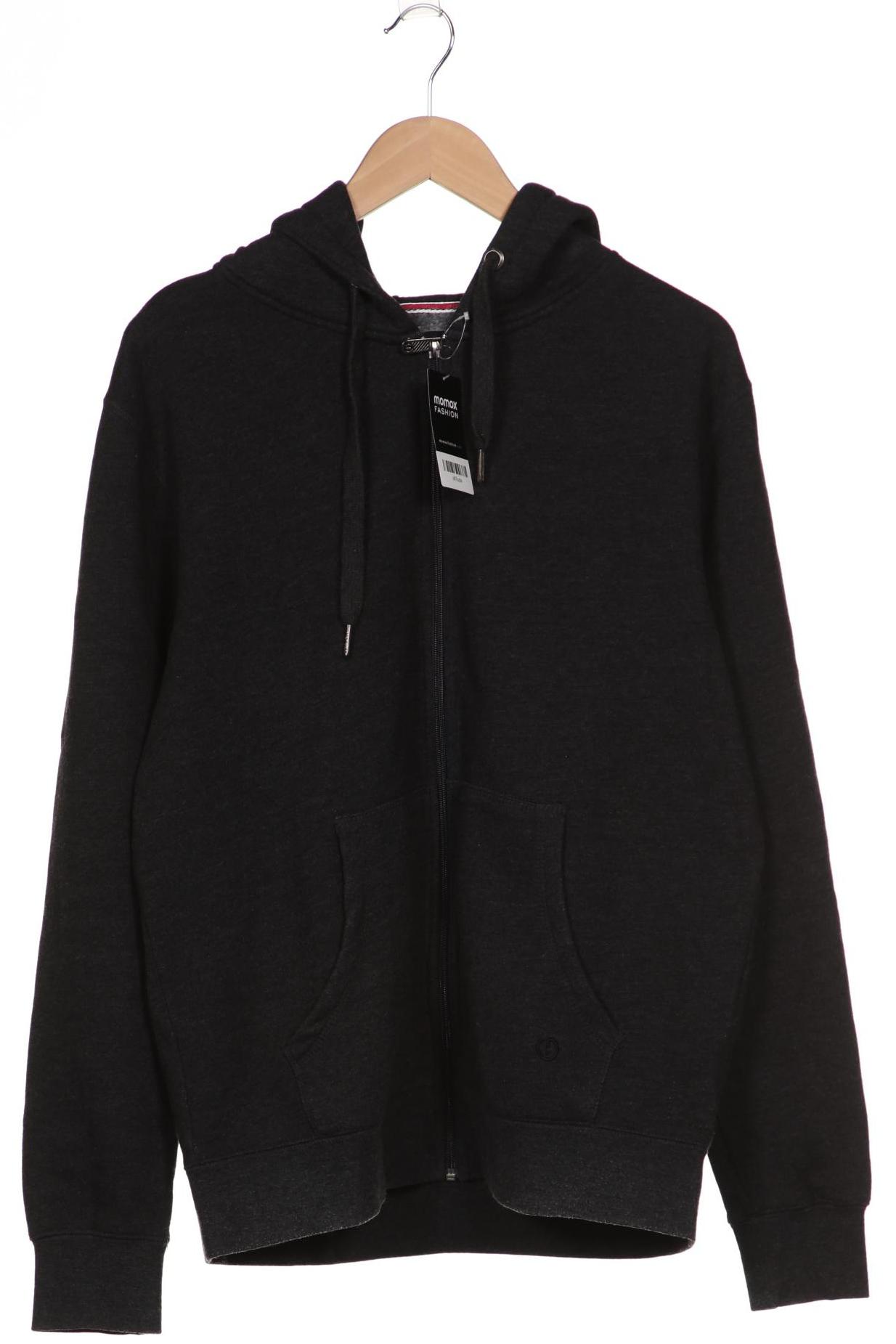 

Solid Herren Kapuzenpullover, grau, Gr. 52