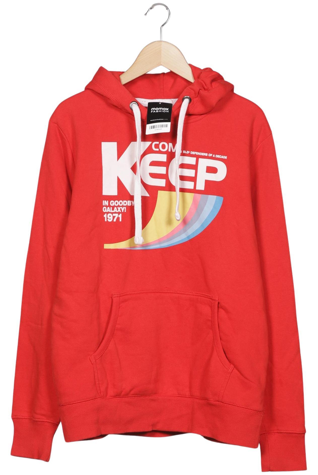 

Solid Herren Kapuzenpullover, rot, Gr. 54