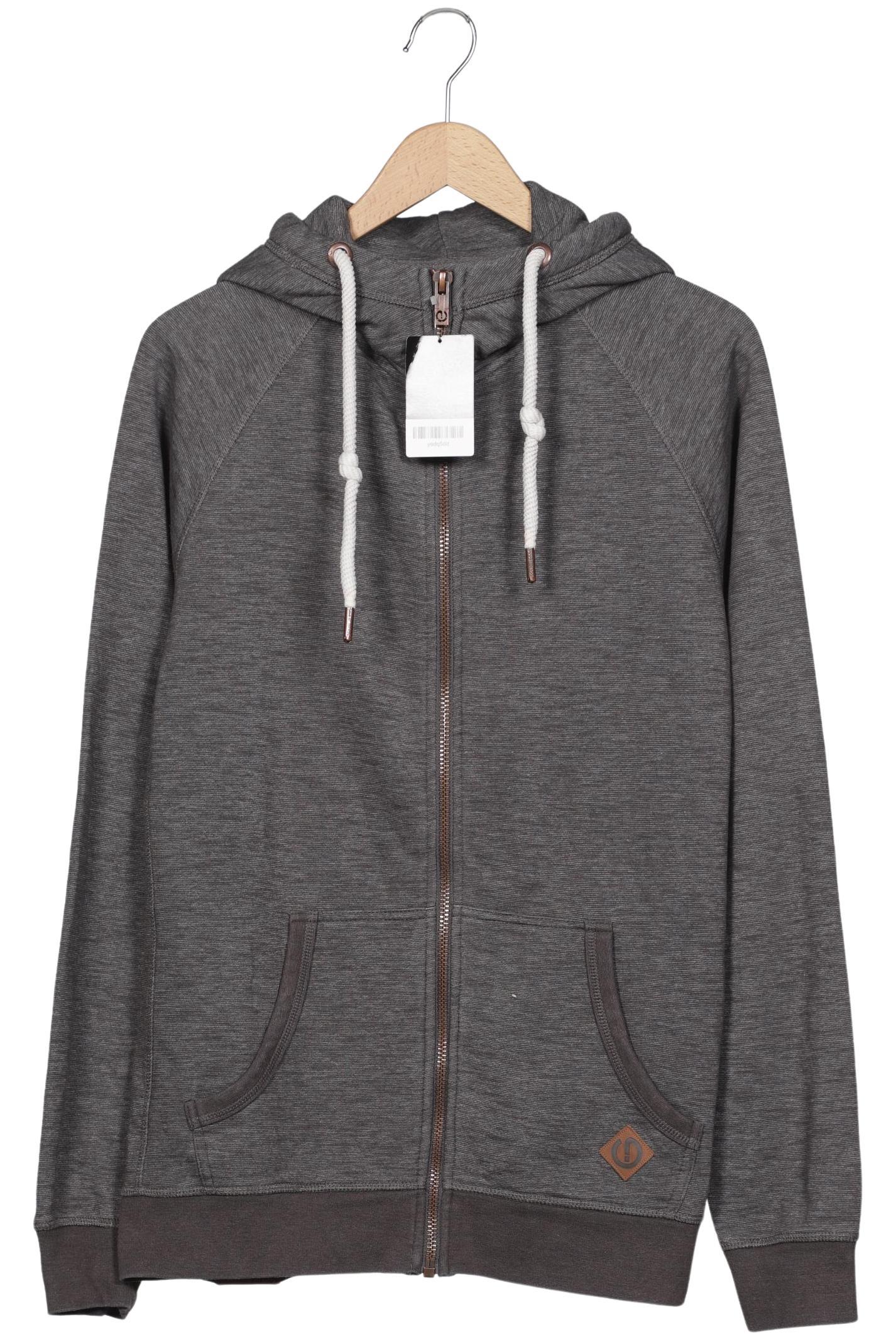 

Solid Herren Kapuzenpullover, grau, Gr. 54