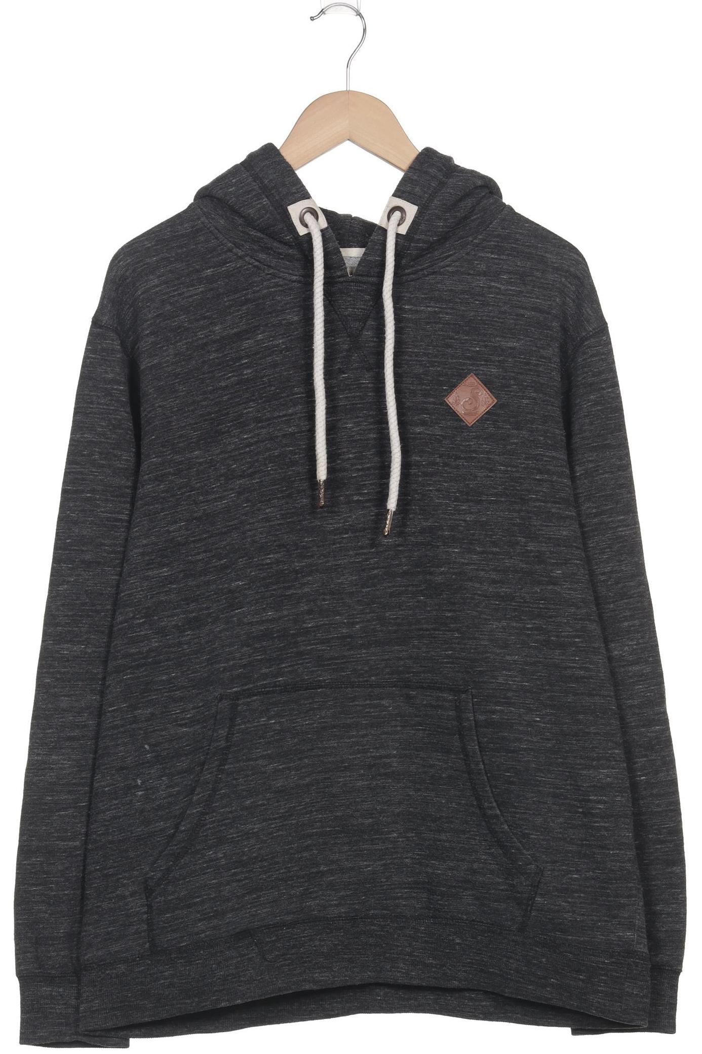 

Solid Herren Kapuzenpullover, grau, Gr. 56