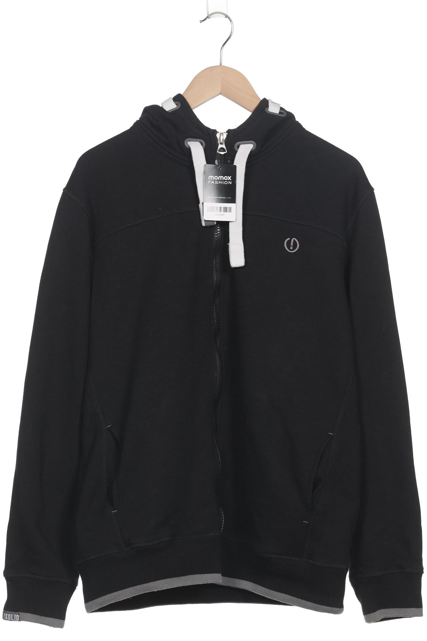 

Solid Herren Kapuzenpullover, schwarz, Gr. 54
