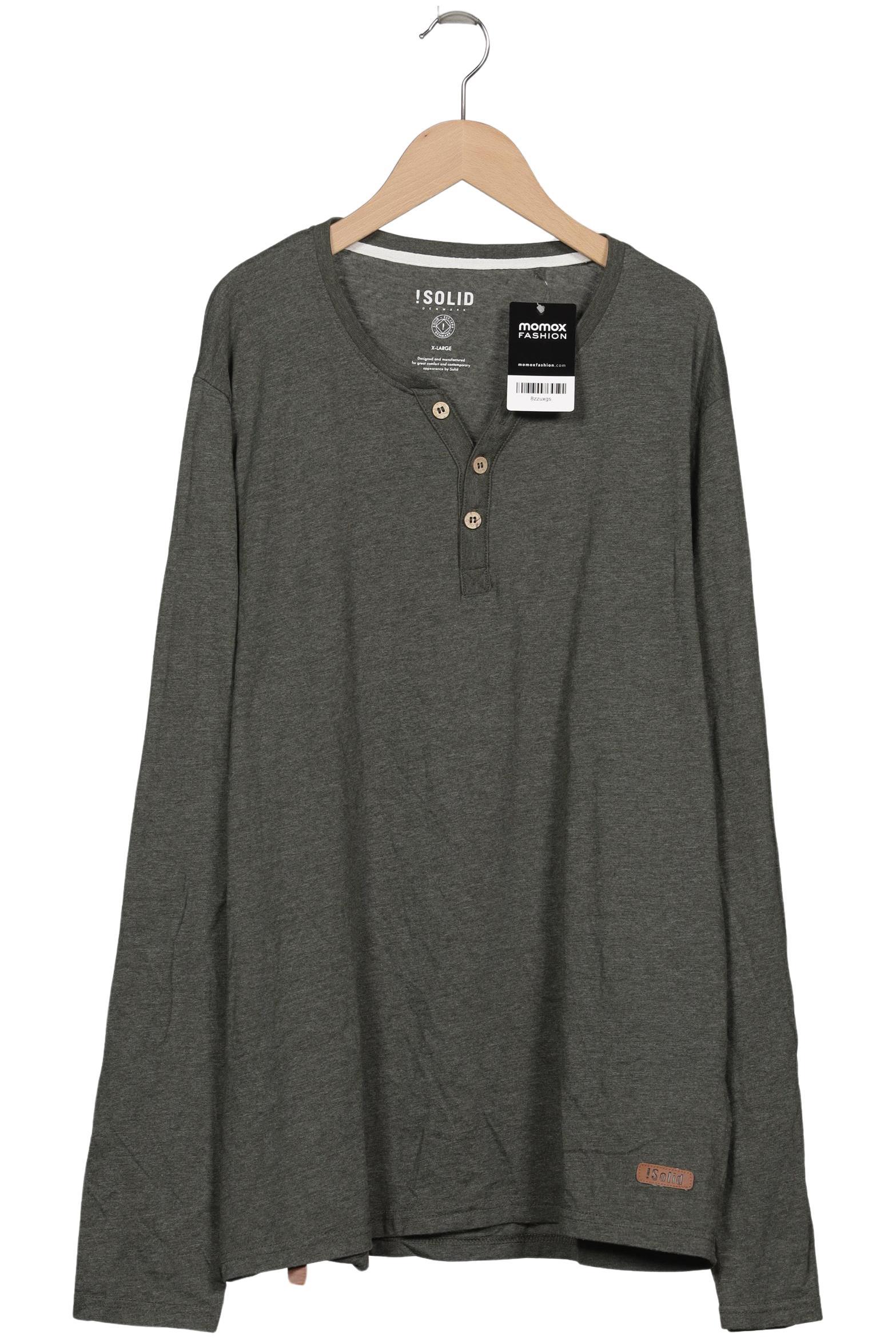 

Solid Herren Langarmshirt, grün, Gr. 54