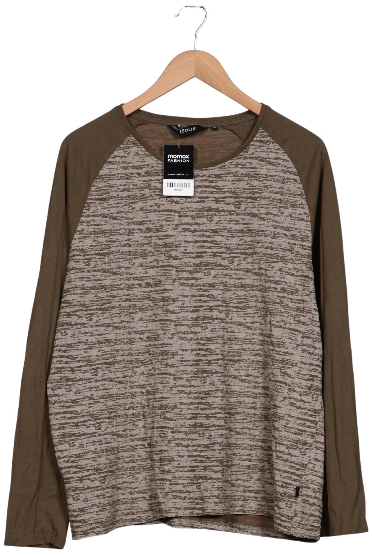 

Solid Herren Langarmshirt, grün, Gr. 56