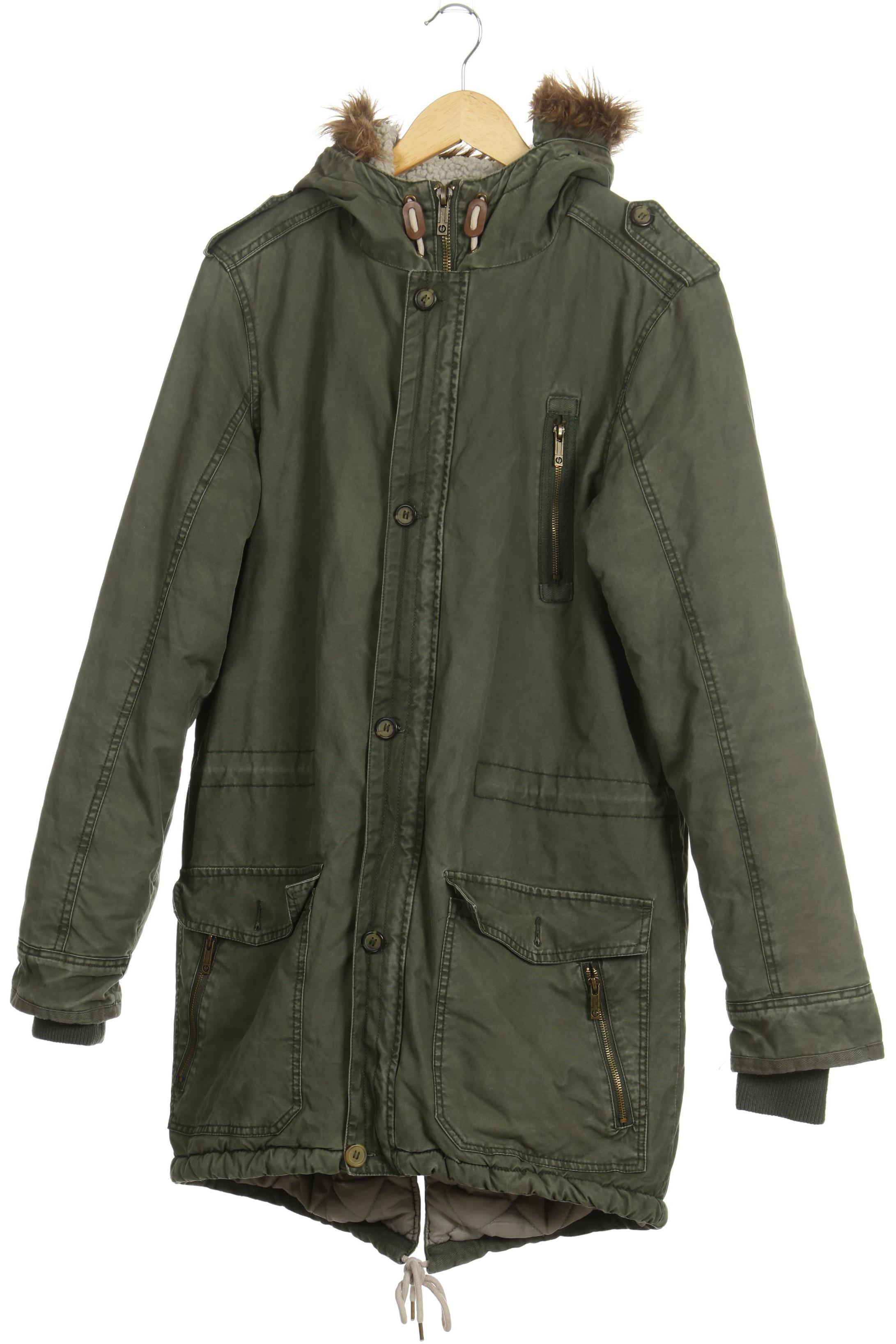 Thumbnail - Solid Herren Mantel, grün, Gr.