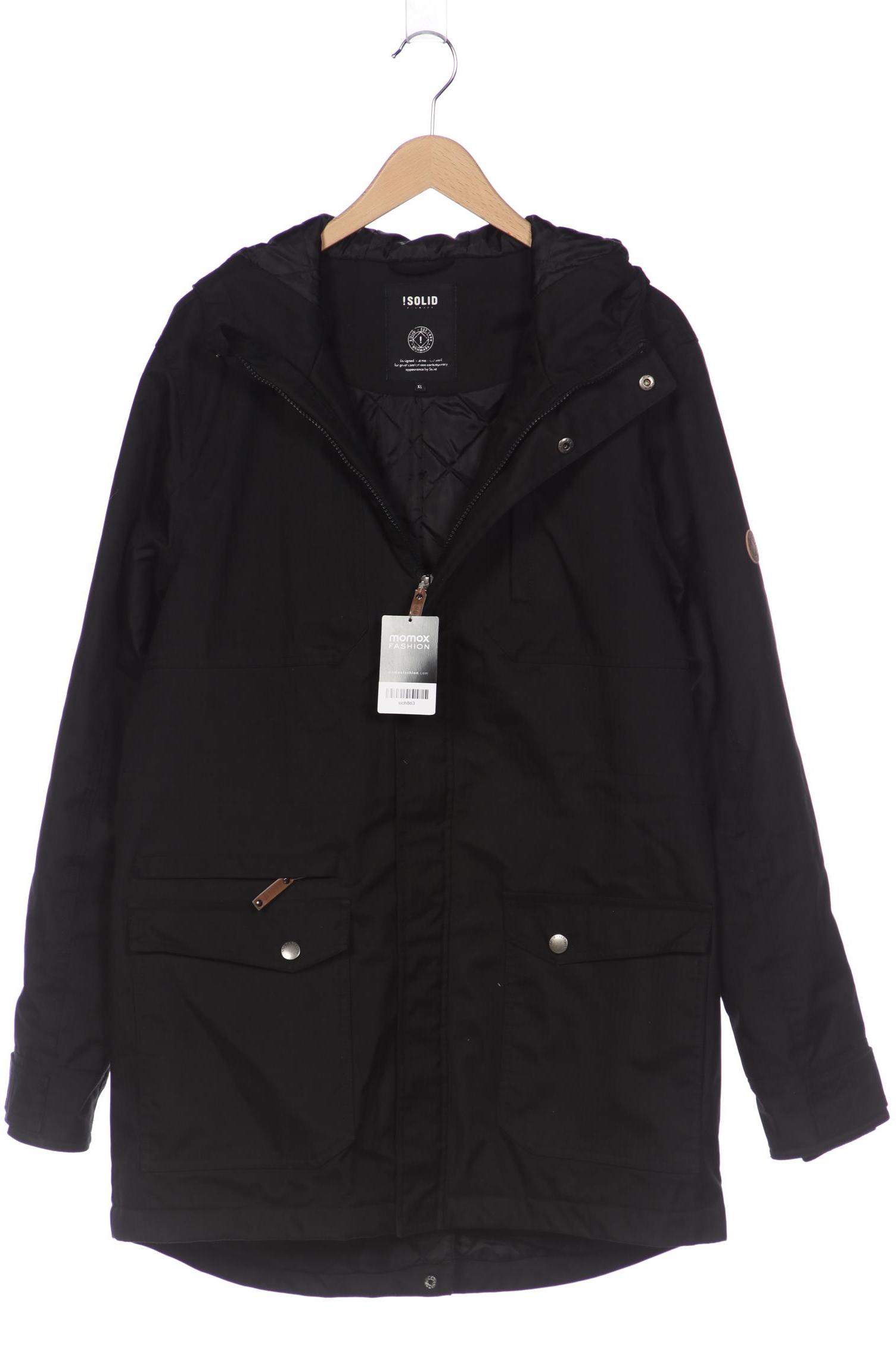 

Solid Herren Mantel, schwarz