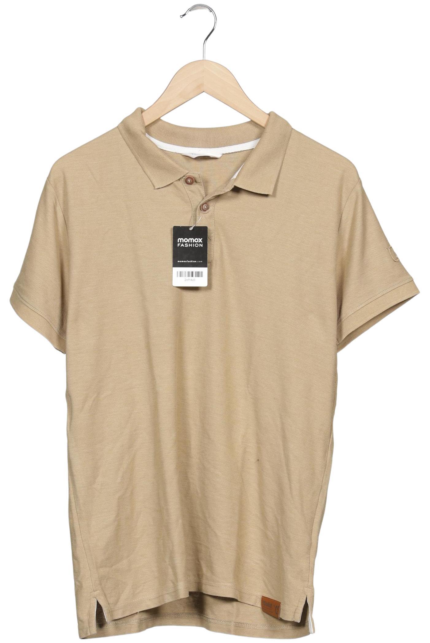 

Solid Herren Poloshirt, beige, Gr. 48
