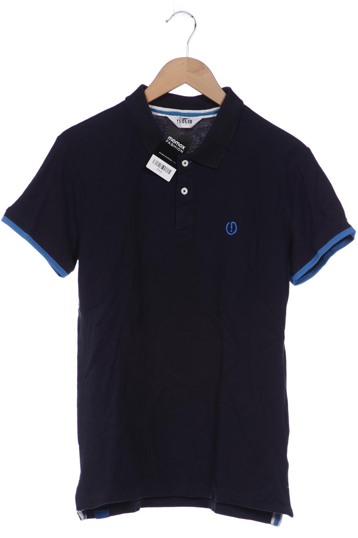 

Solid Herren Poloshirt, marineblau