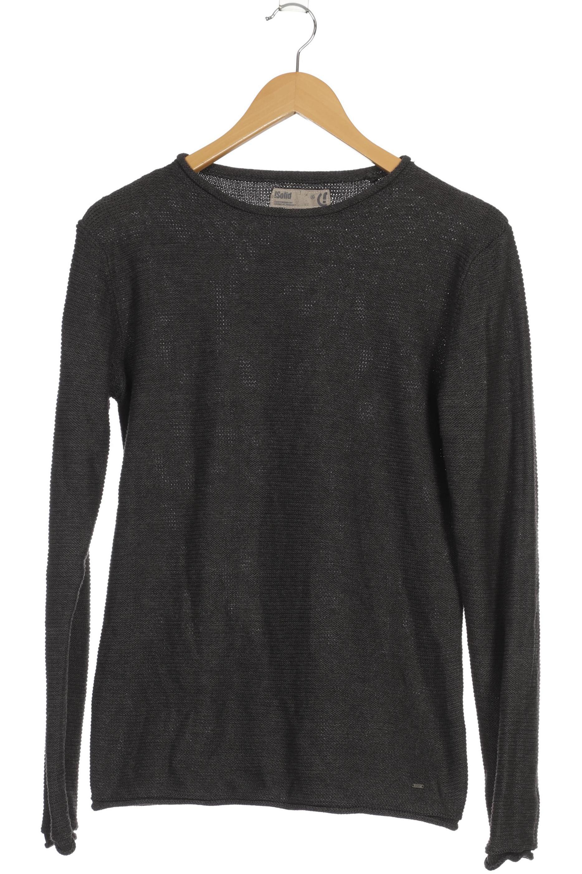 Thumbnail - Solid Herren Pullover, grau, Gr.