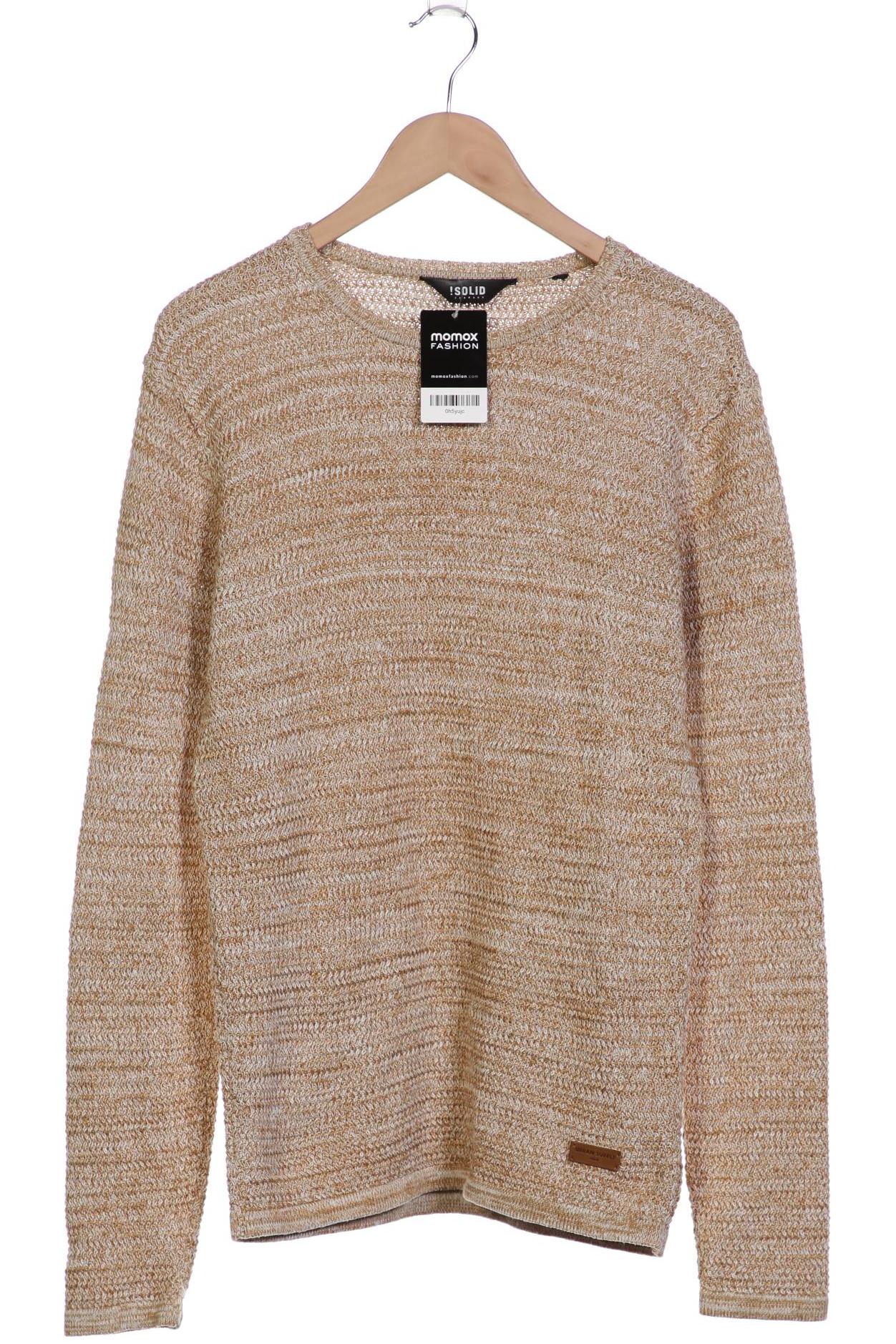 

Solid Herren Pullover, beige, Gr. 52
