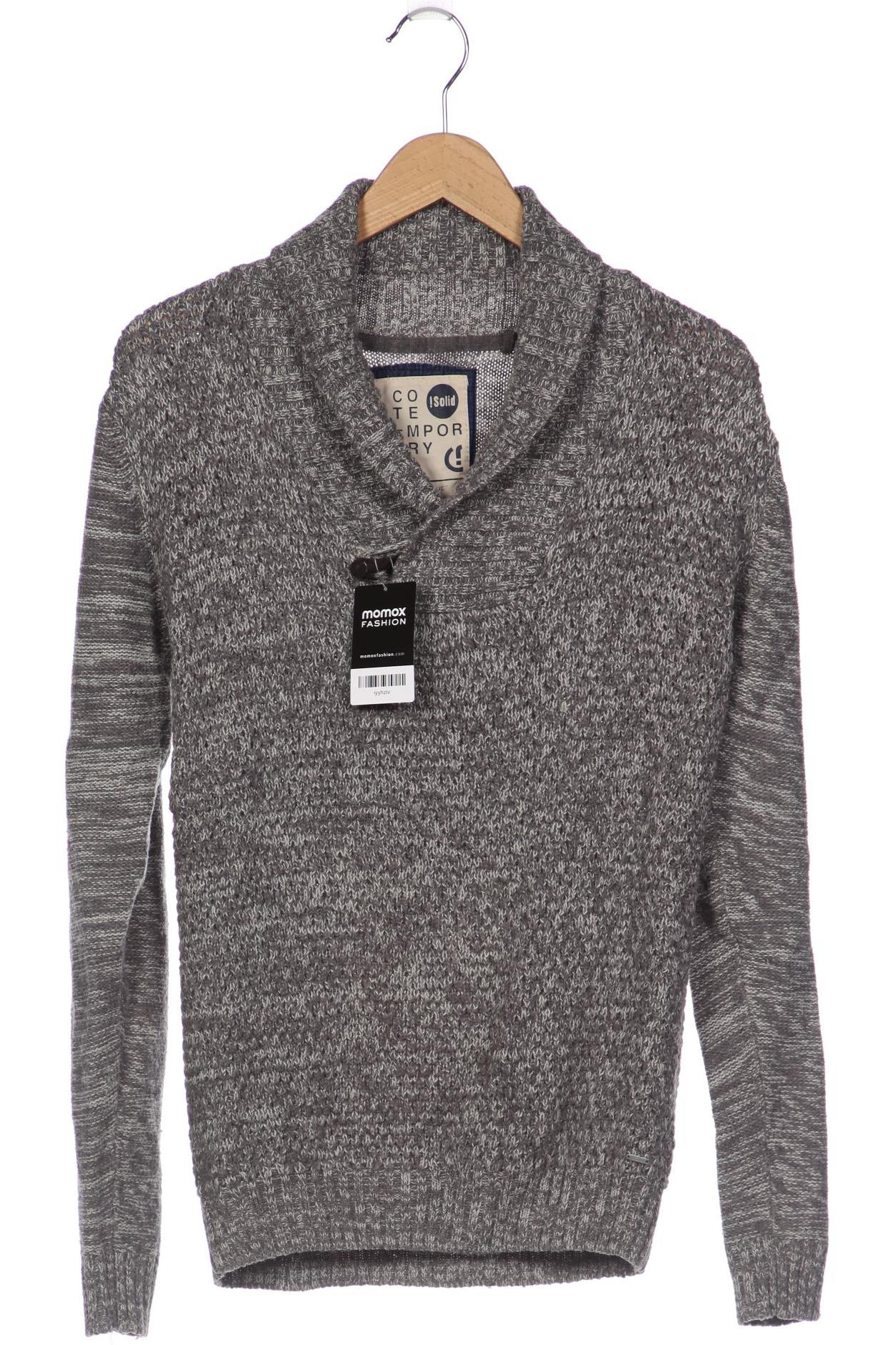 

Solid Herren Pullover, grau