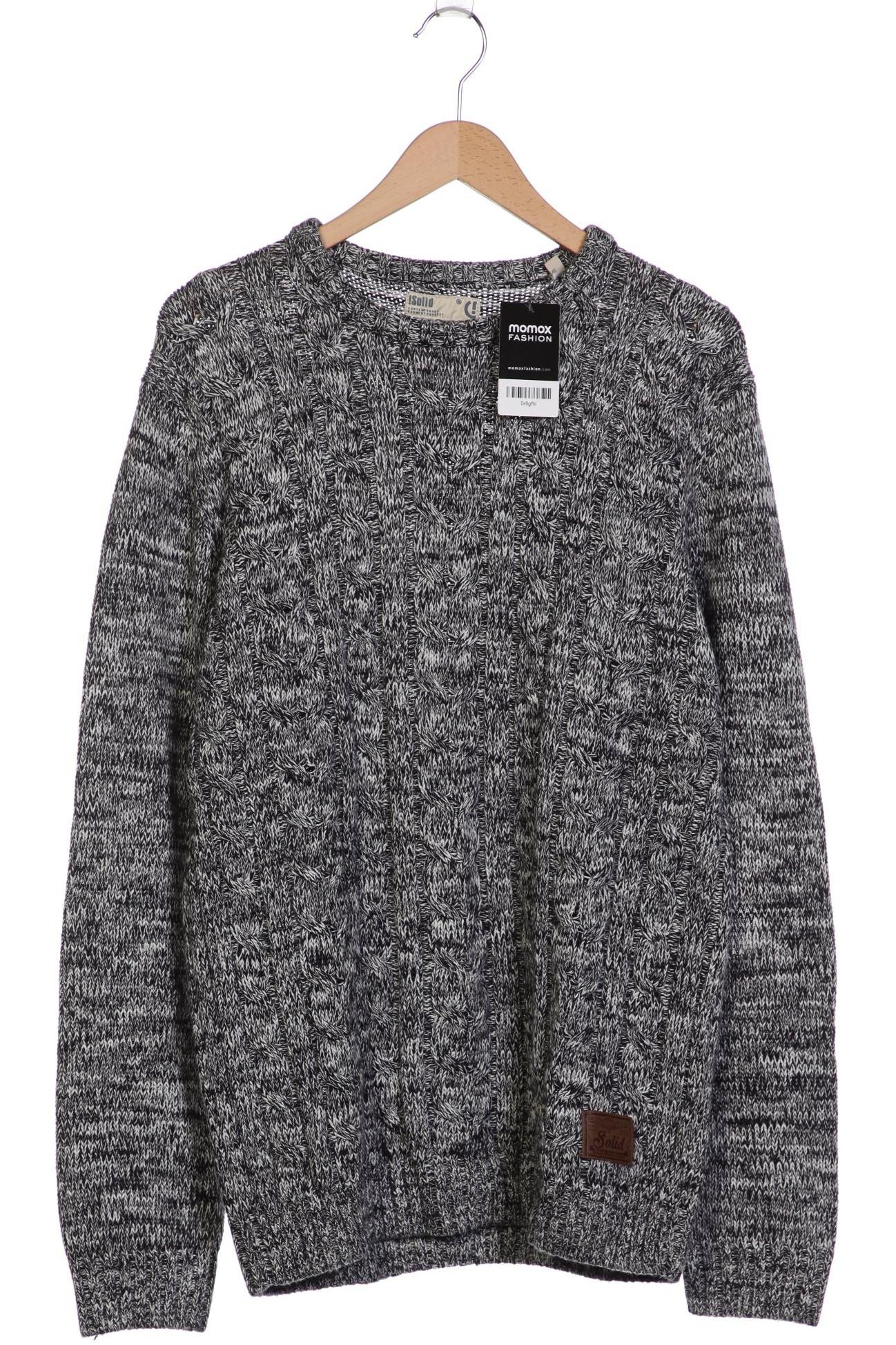 

Solid Herren Pullover, grau, Gr. 54