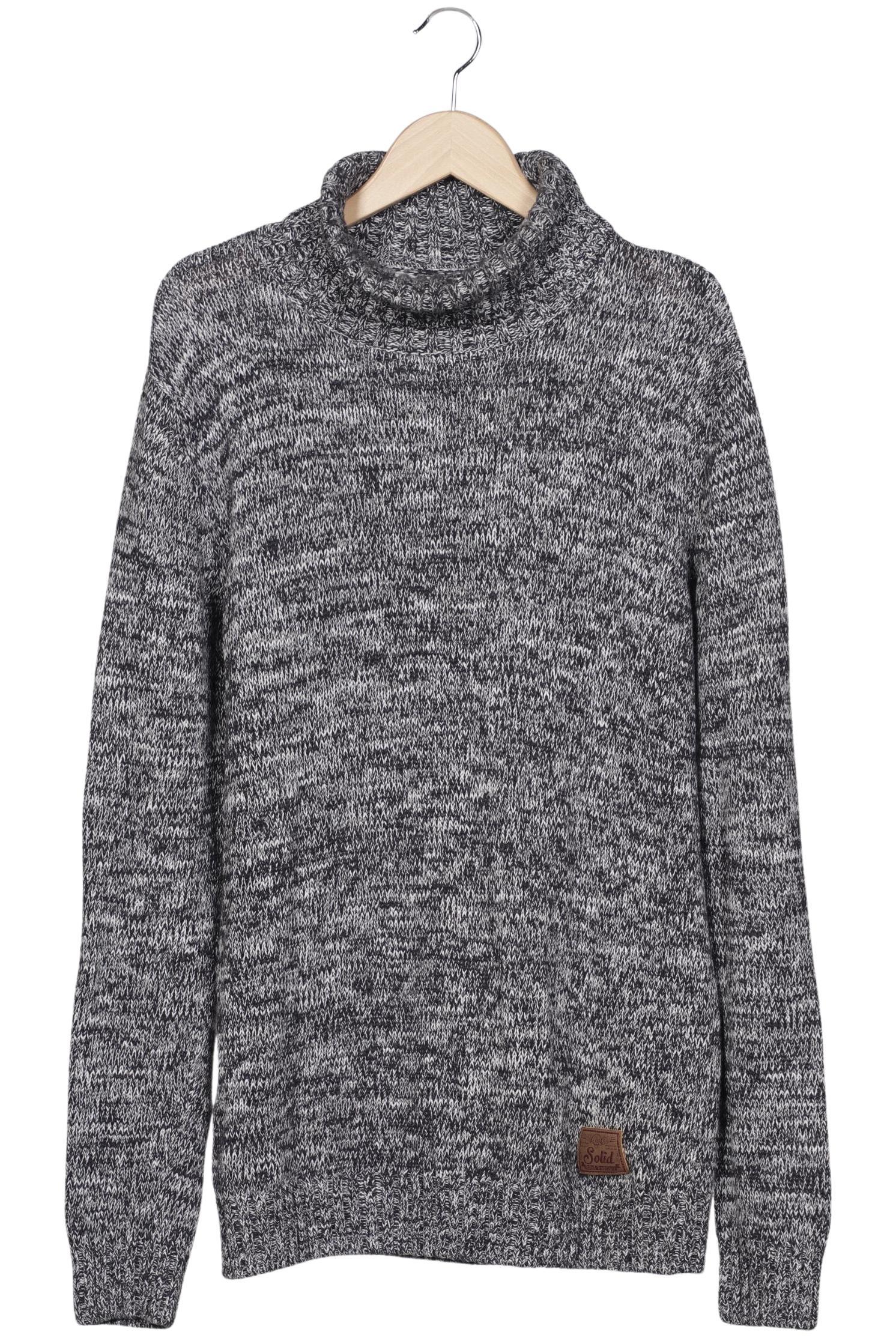 

Solid Herren Pullover, grau, Gr. 52