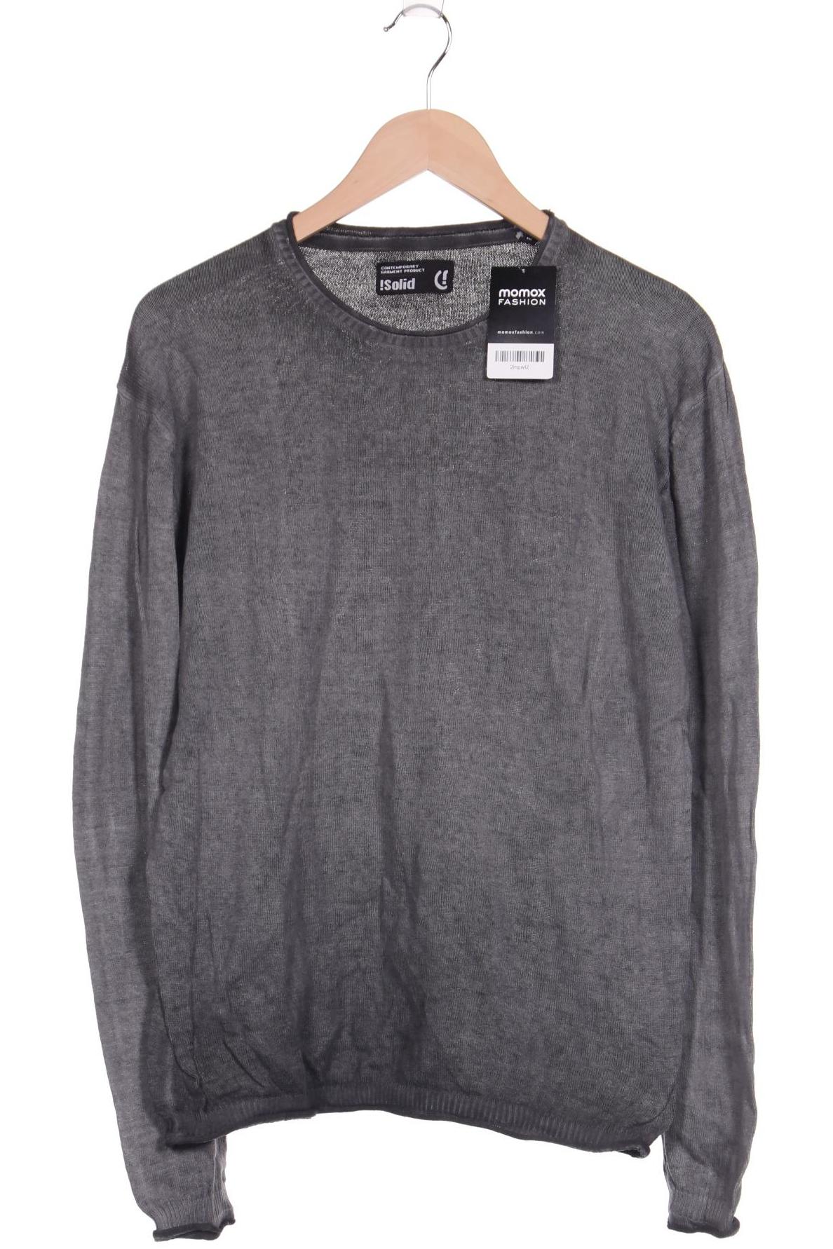 

Solid Herren Pullover, grau