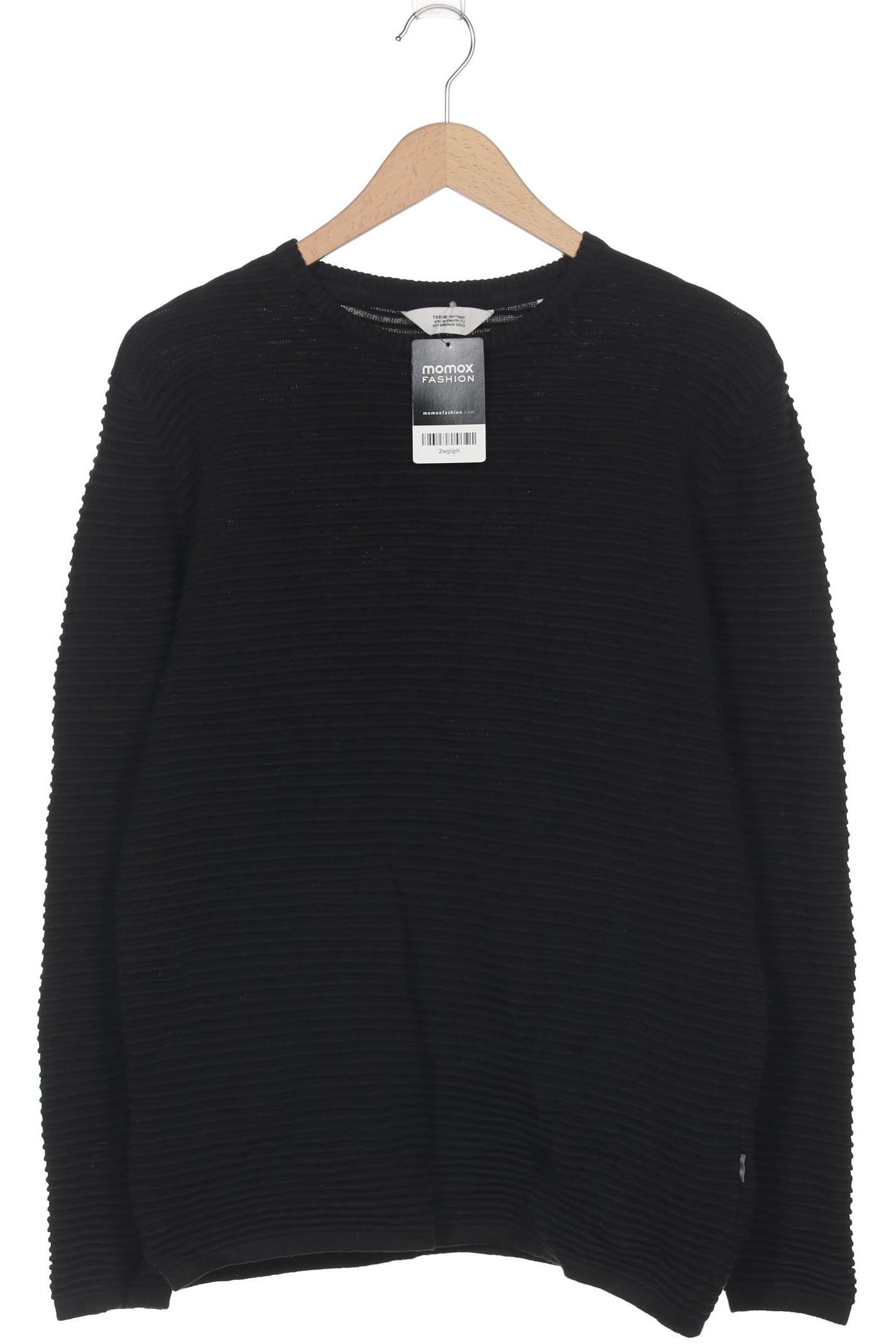 

Solid Herren Pullover, schwarz, Gr. 52