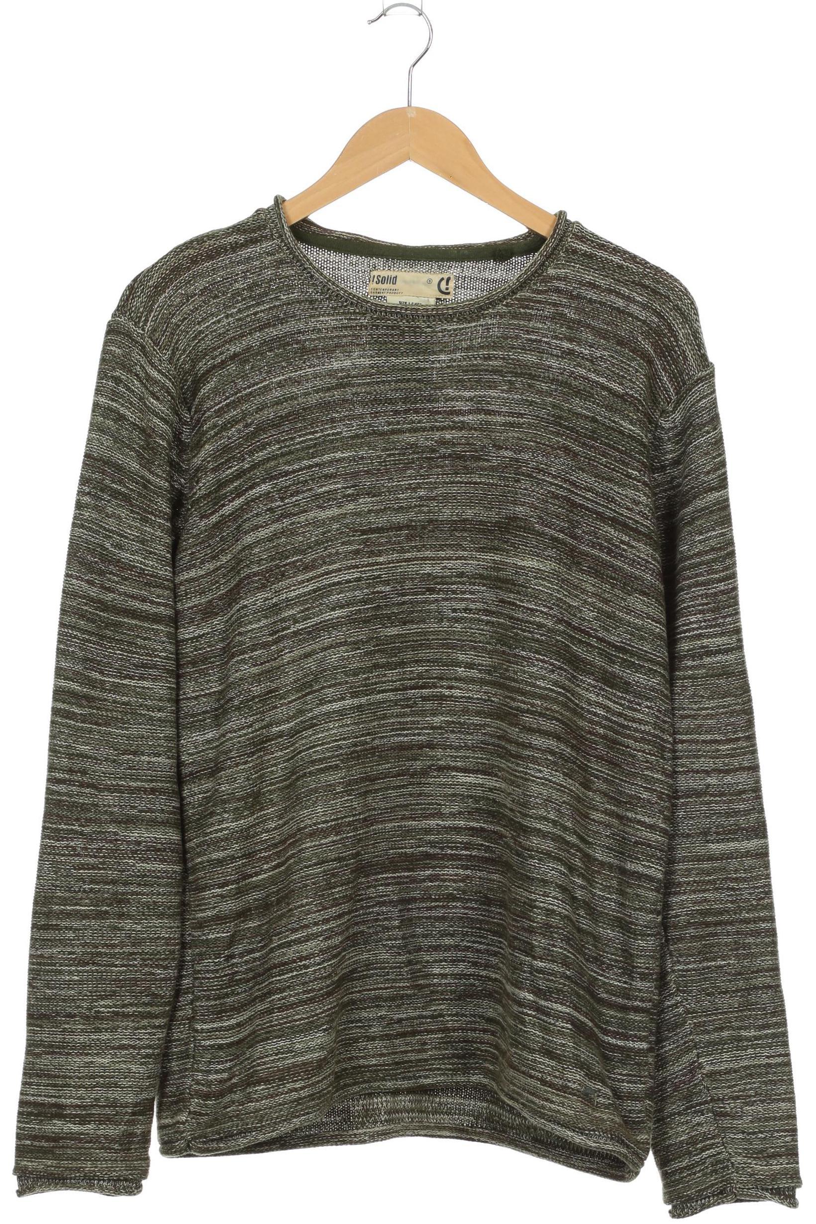 Thumbnail - Solid Herren Pullover, grün, Gr.