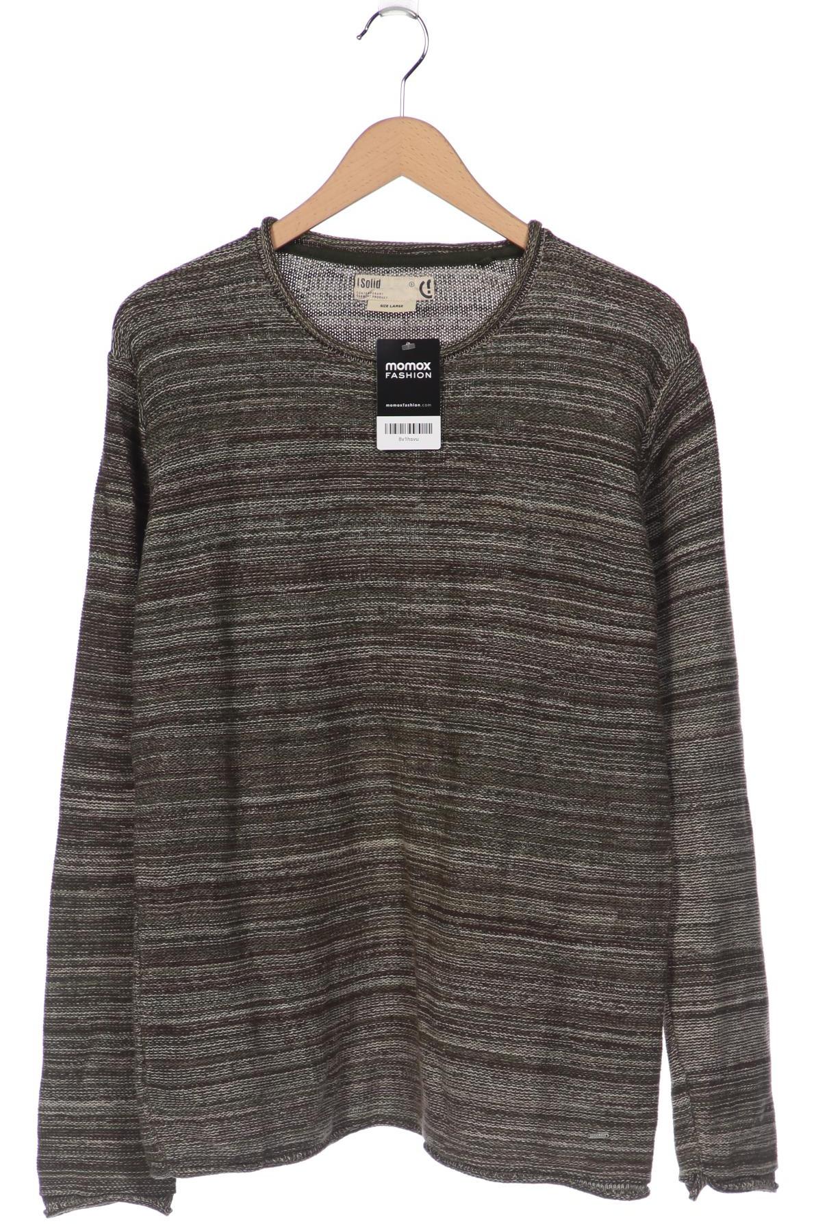 

Solid Herren Pullover, grün, Gr. 52