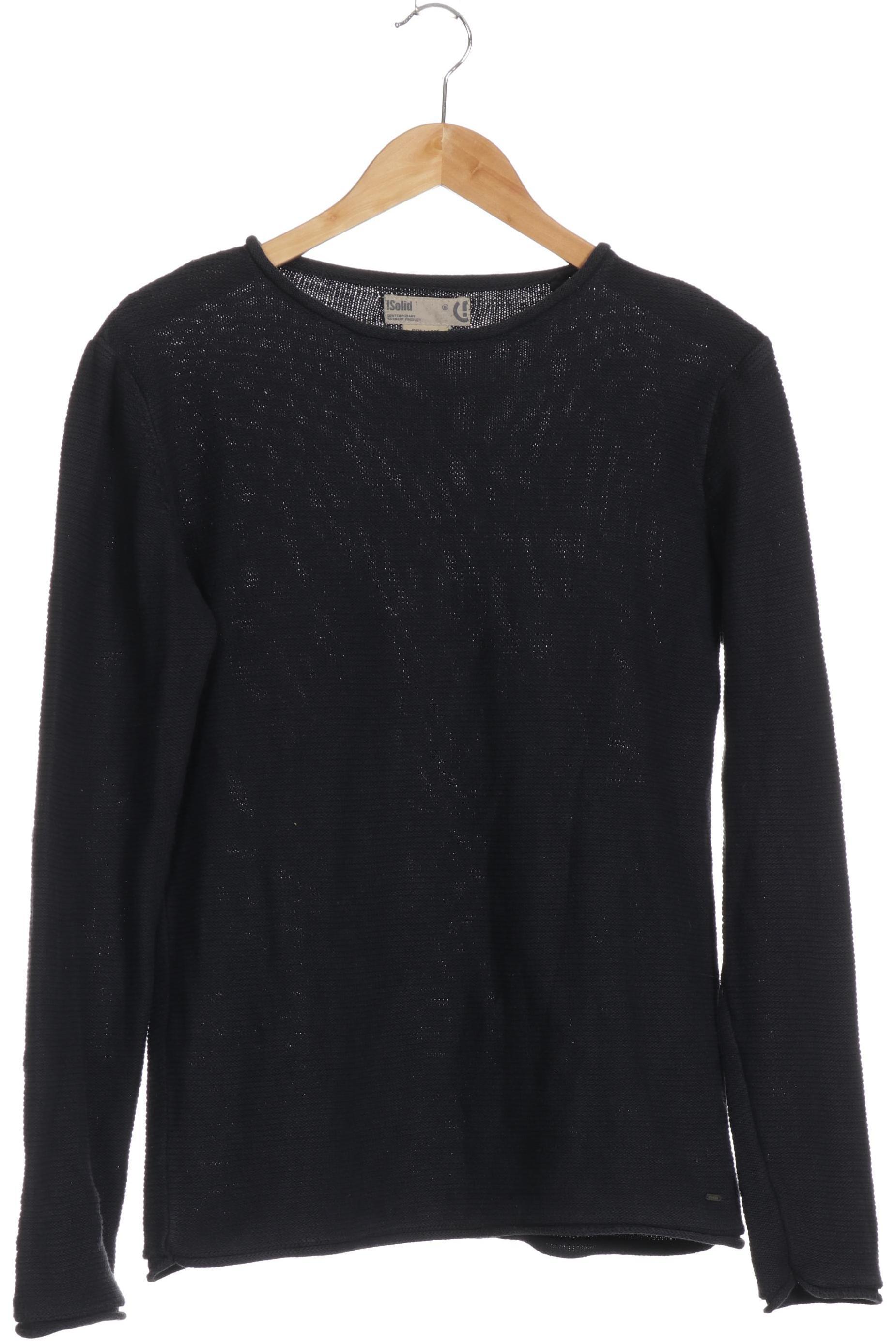 Thumbnail - Solid Herren Pullover, blau, Gr.