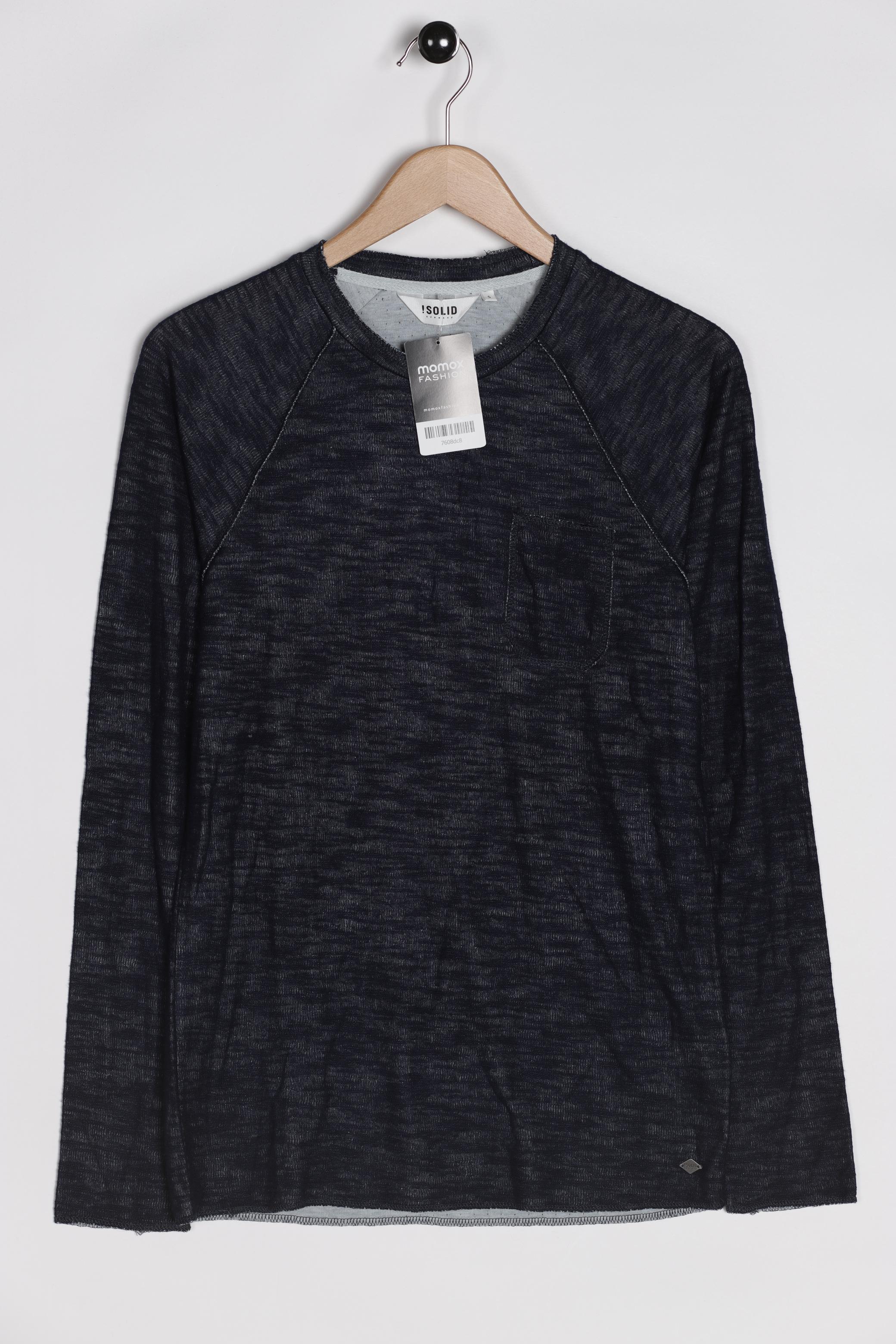 

Solid Herren Pullover, blau
