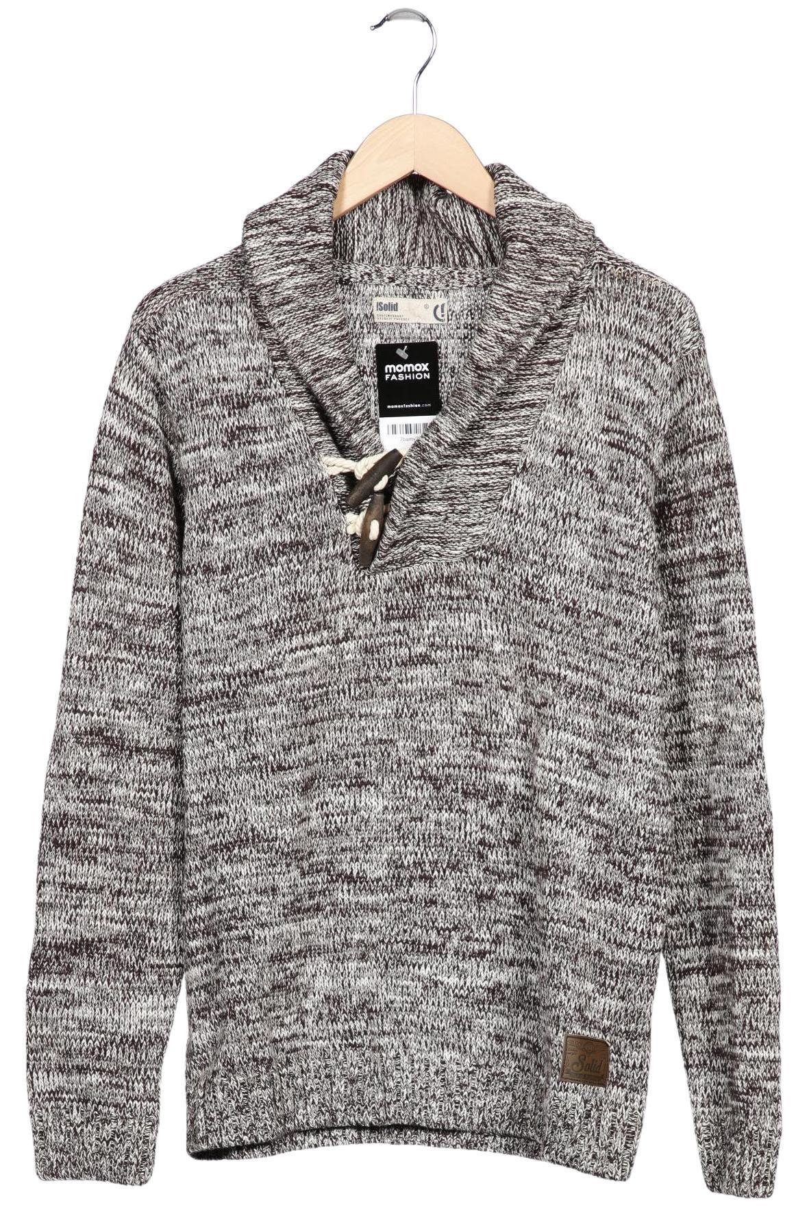 

Solid Herren Pullover, grau, Gr. 54