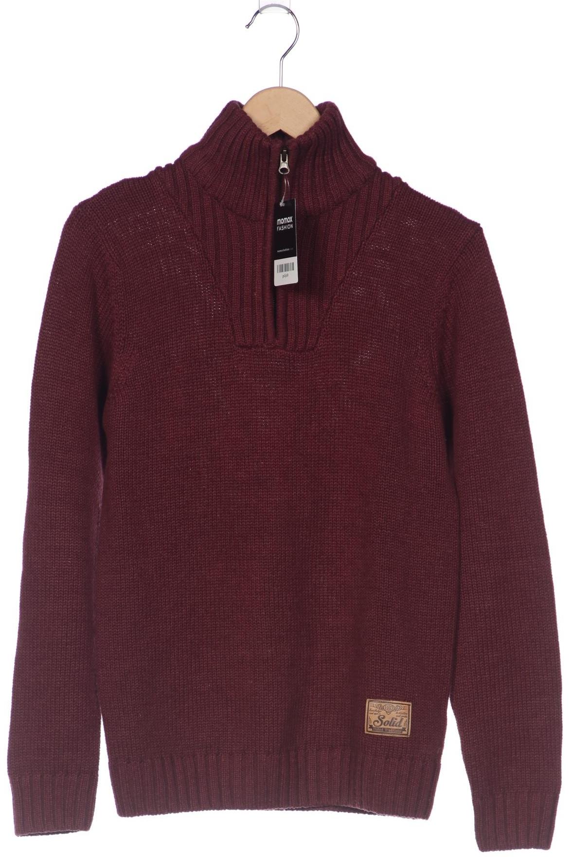

Solid Herren Pullover, bordeaux, Gr. 46