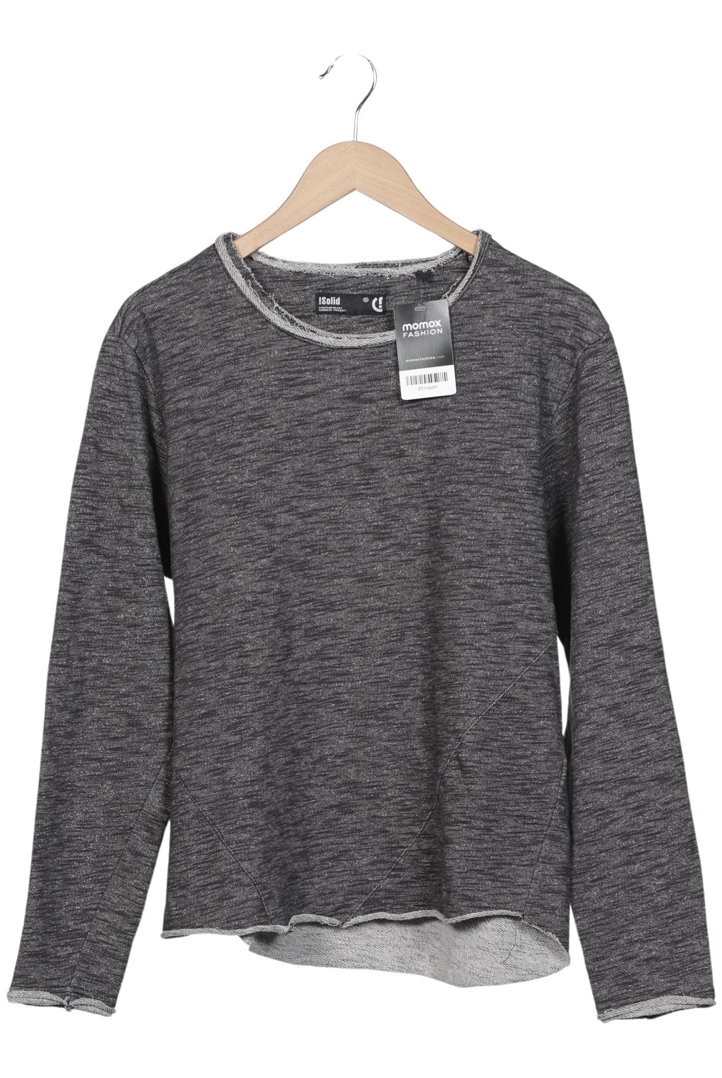 

Solid Herren Pullover, grau, Gr. 52