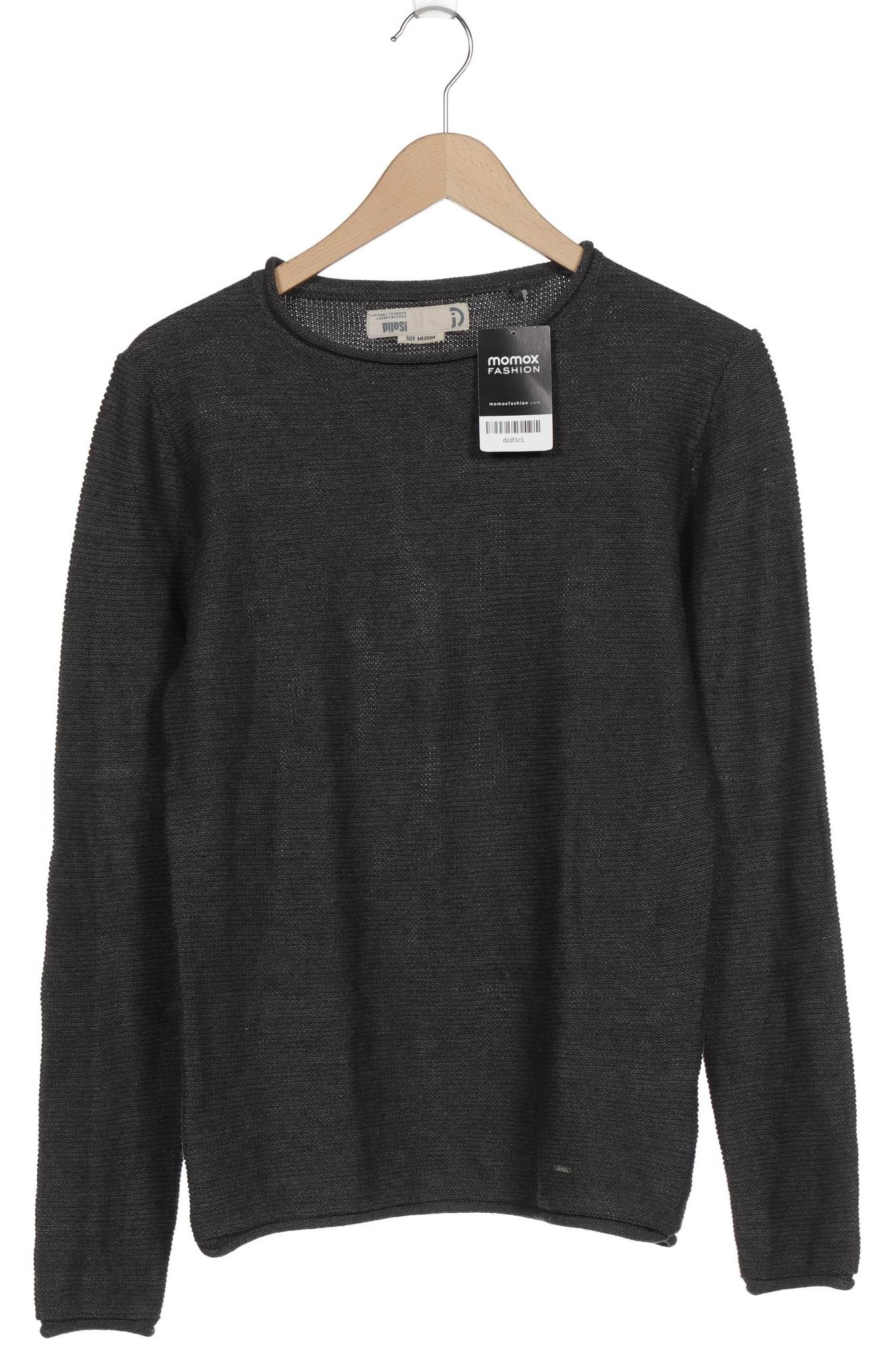 

Solid Herren Pullover, grau