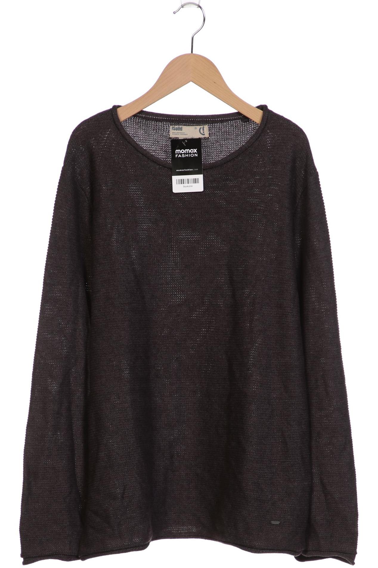 

Solid Herren Pullover, grau, Gr. 52