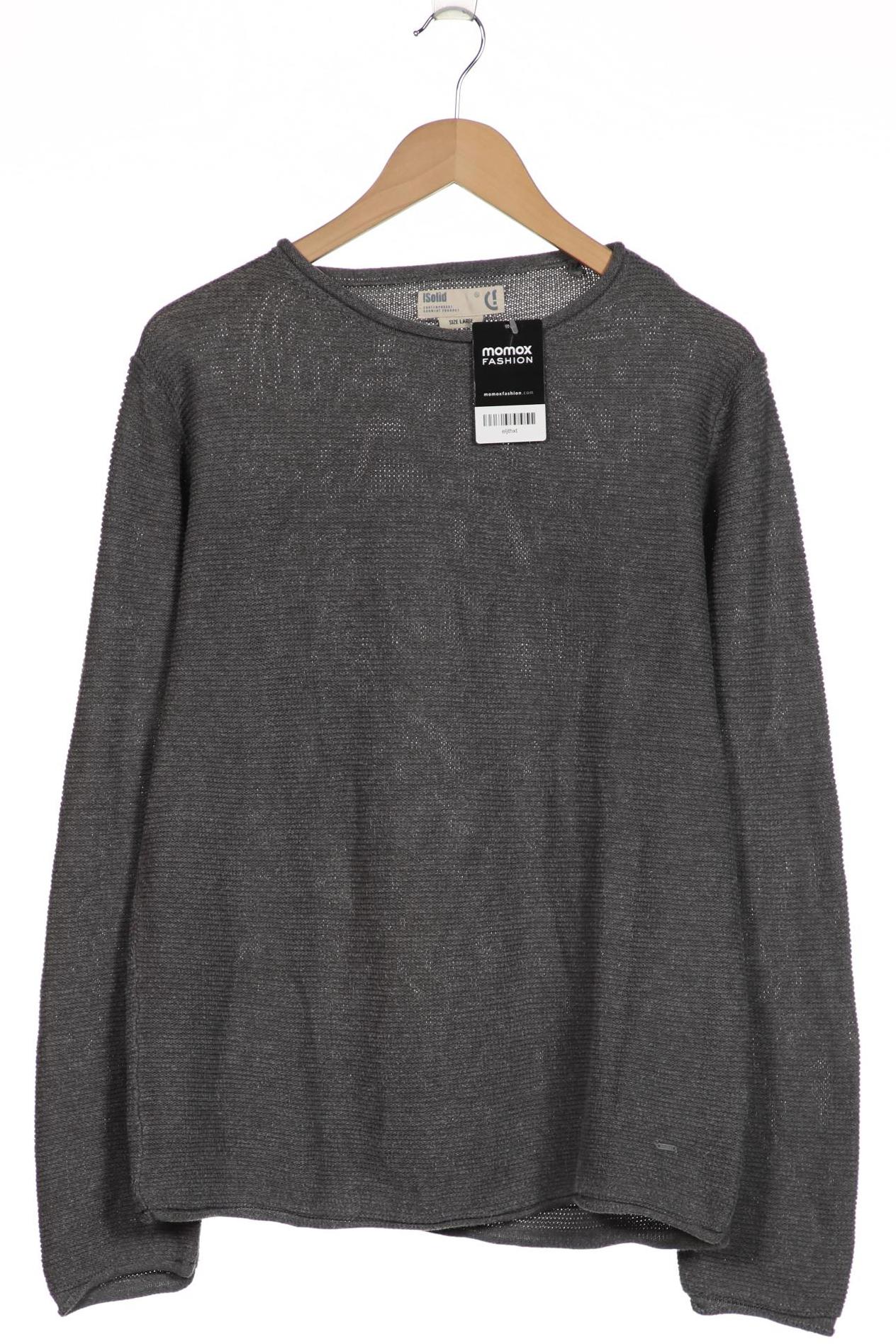 

Solid Herren Pullover, grau, Gr. 52