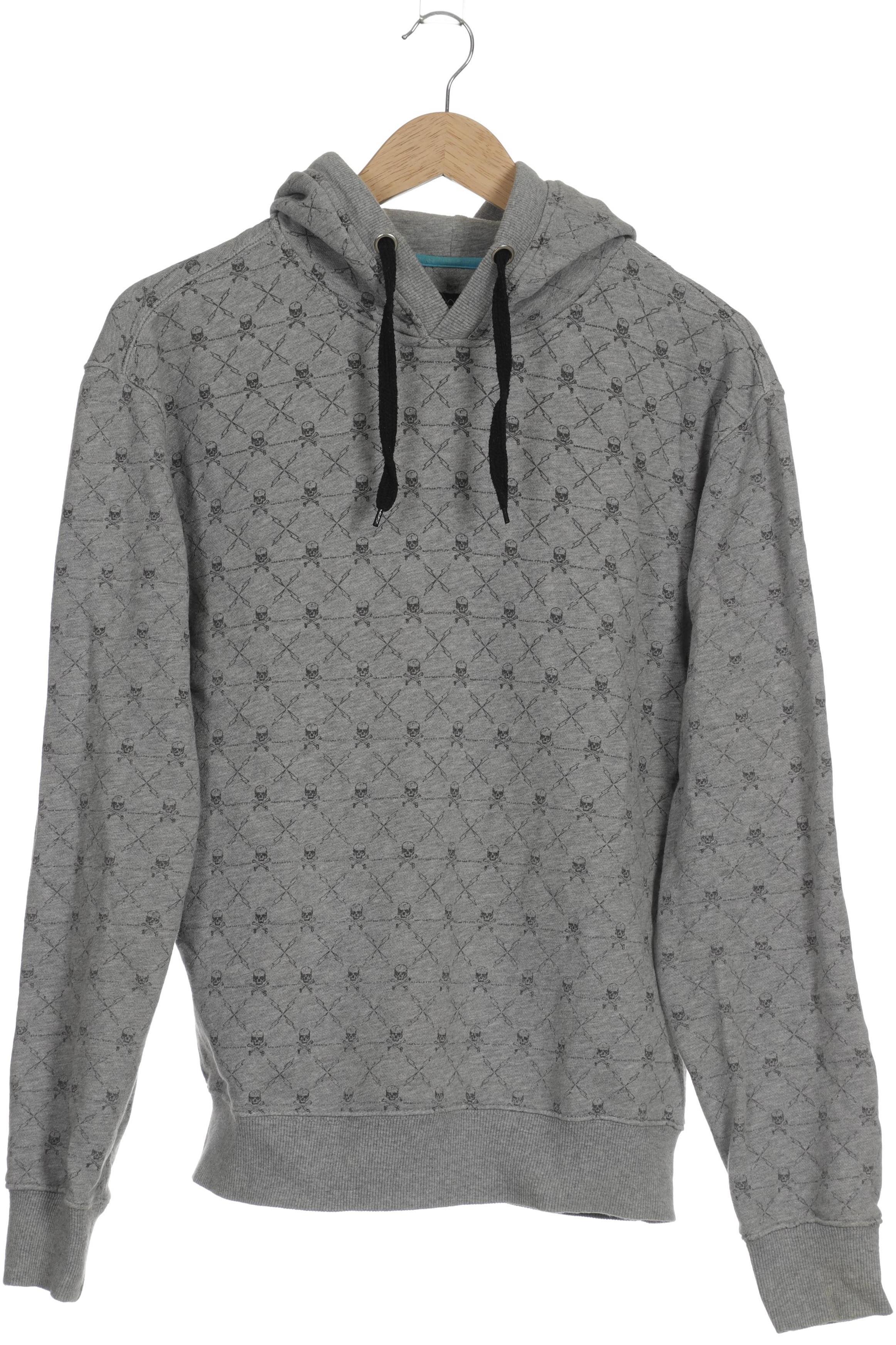 

Second Hand Einzelstücke Herren Kapuzenpullover, grau, Gr.