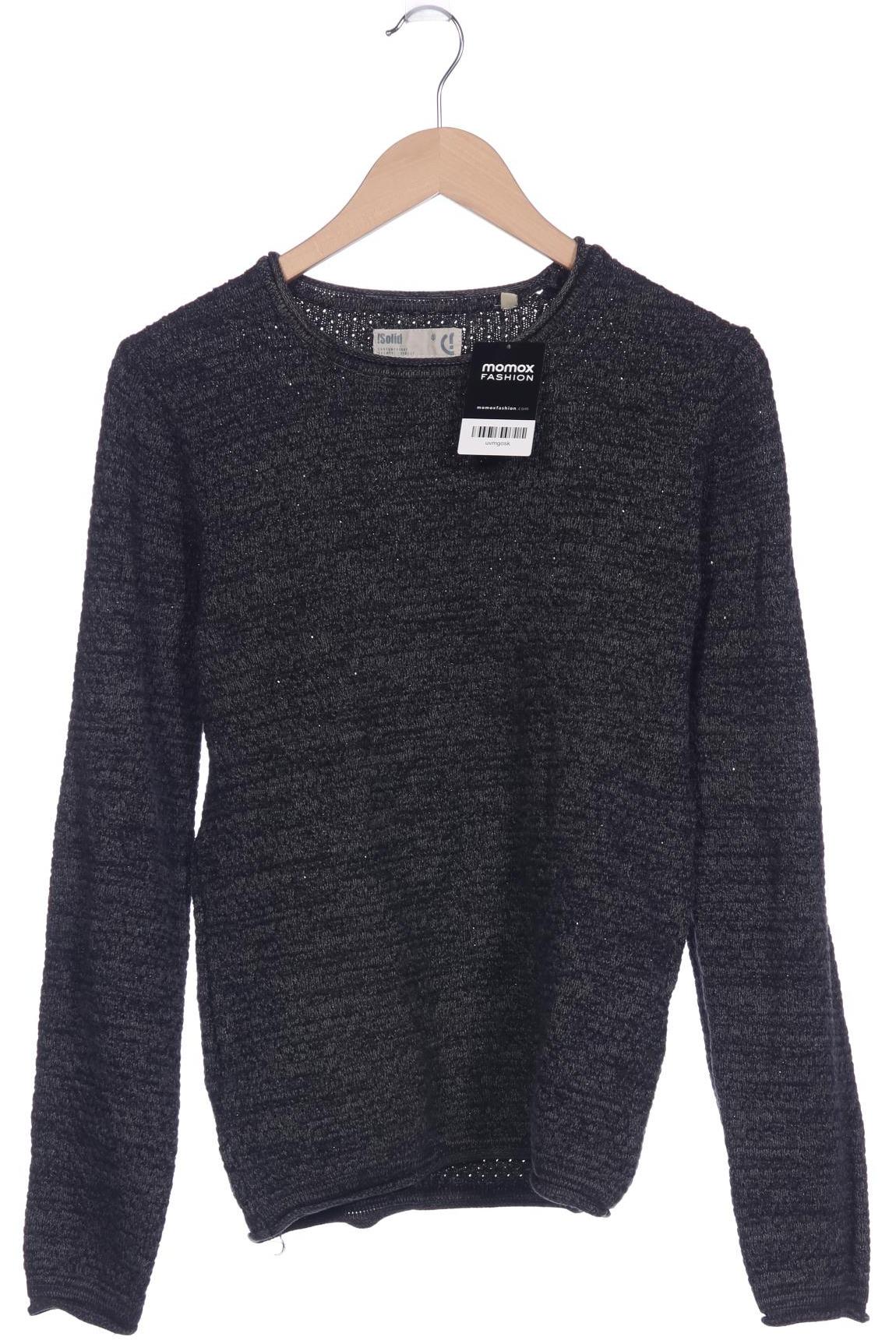 

Solid Herren Pullover, grau, Gr. 46