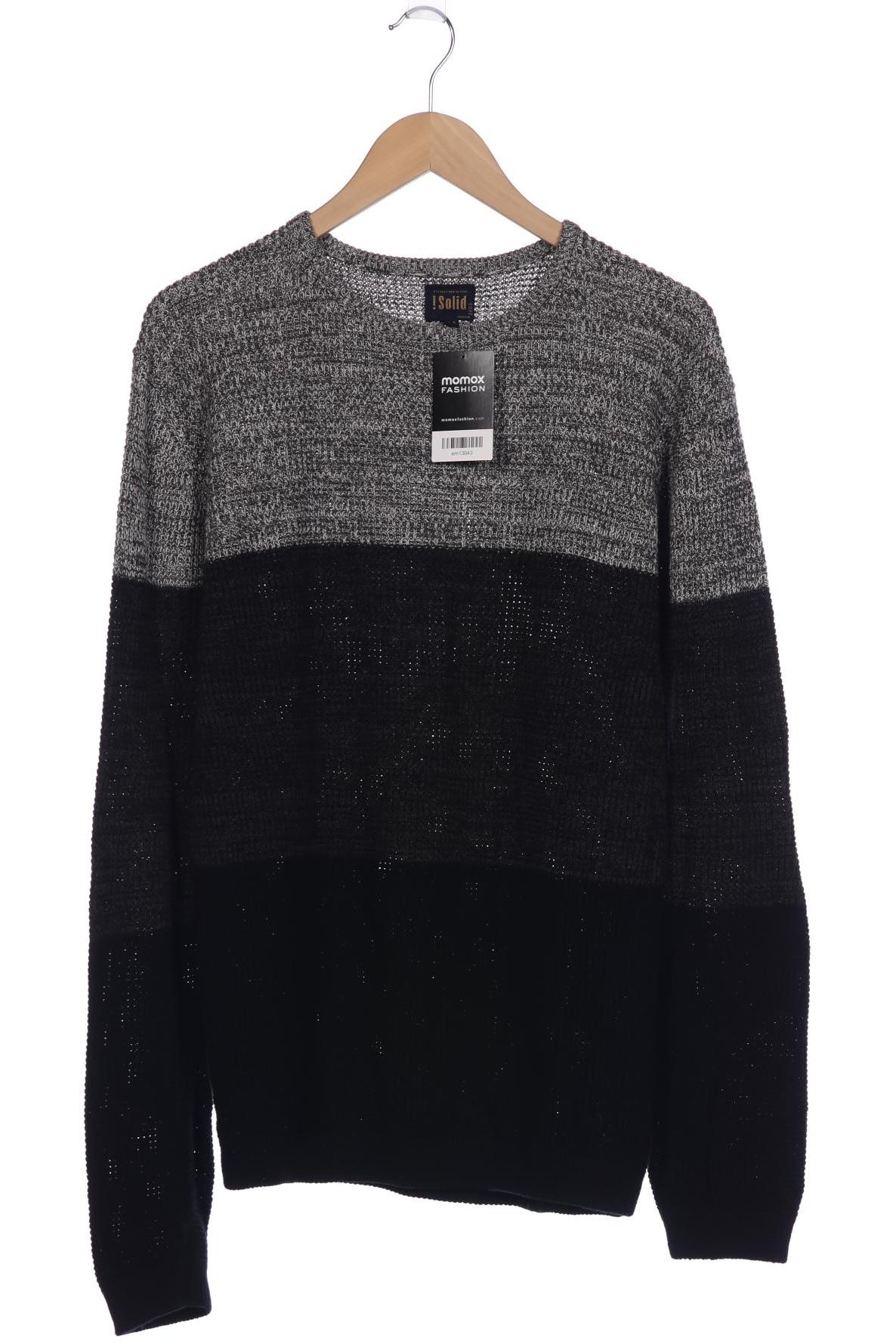 

Solid Herren Pullover, grau, Gr. 48