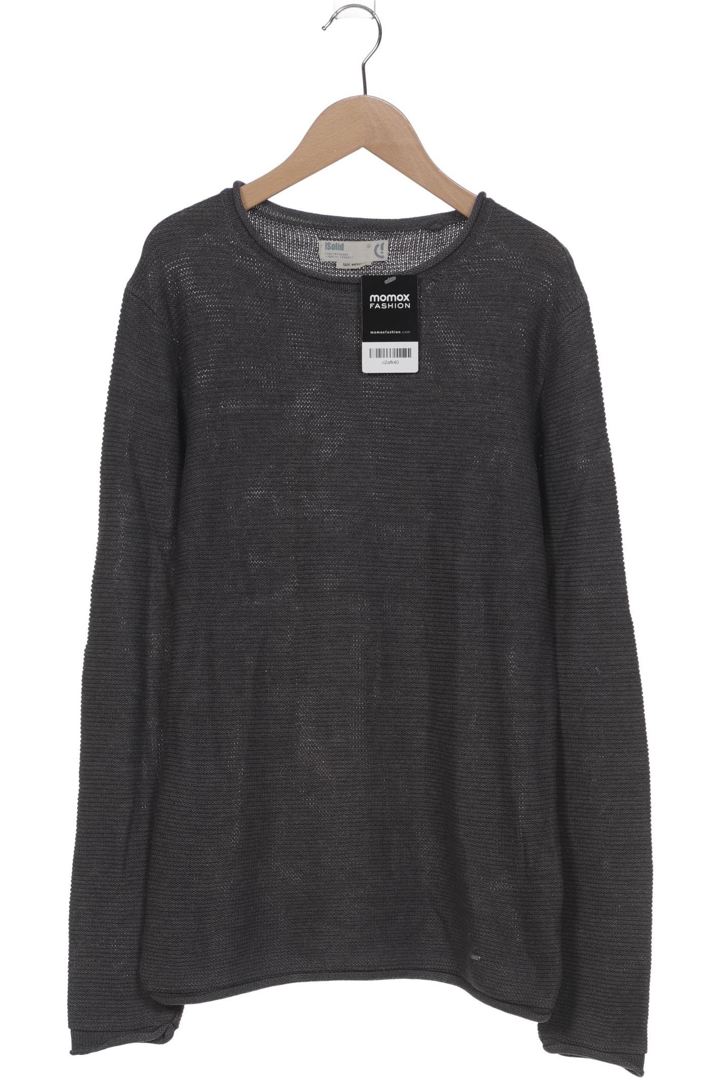 

Solid Herren Pullover, grau, Gr. 48