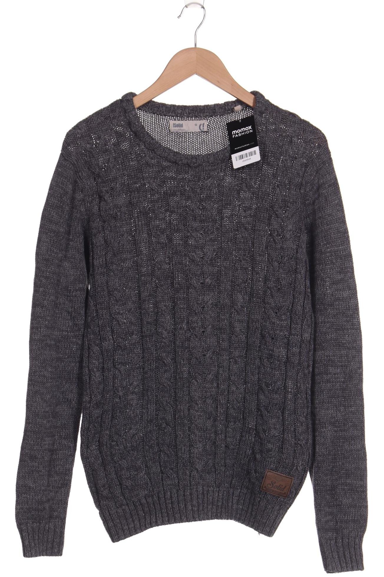 

Solid Herren Pullover, grau, Gr. 48