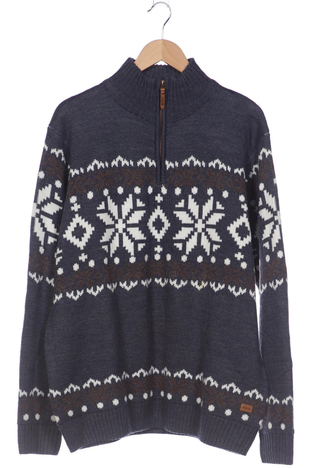 

Solid Herren Pullover, marineblau, Gr. 58