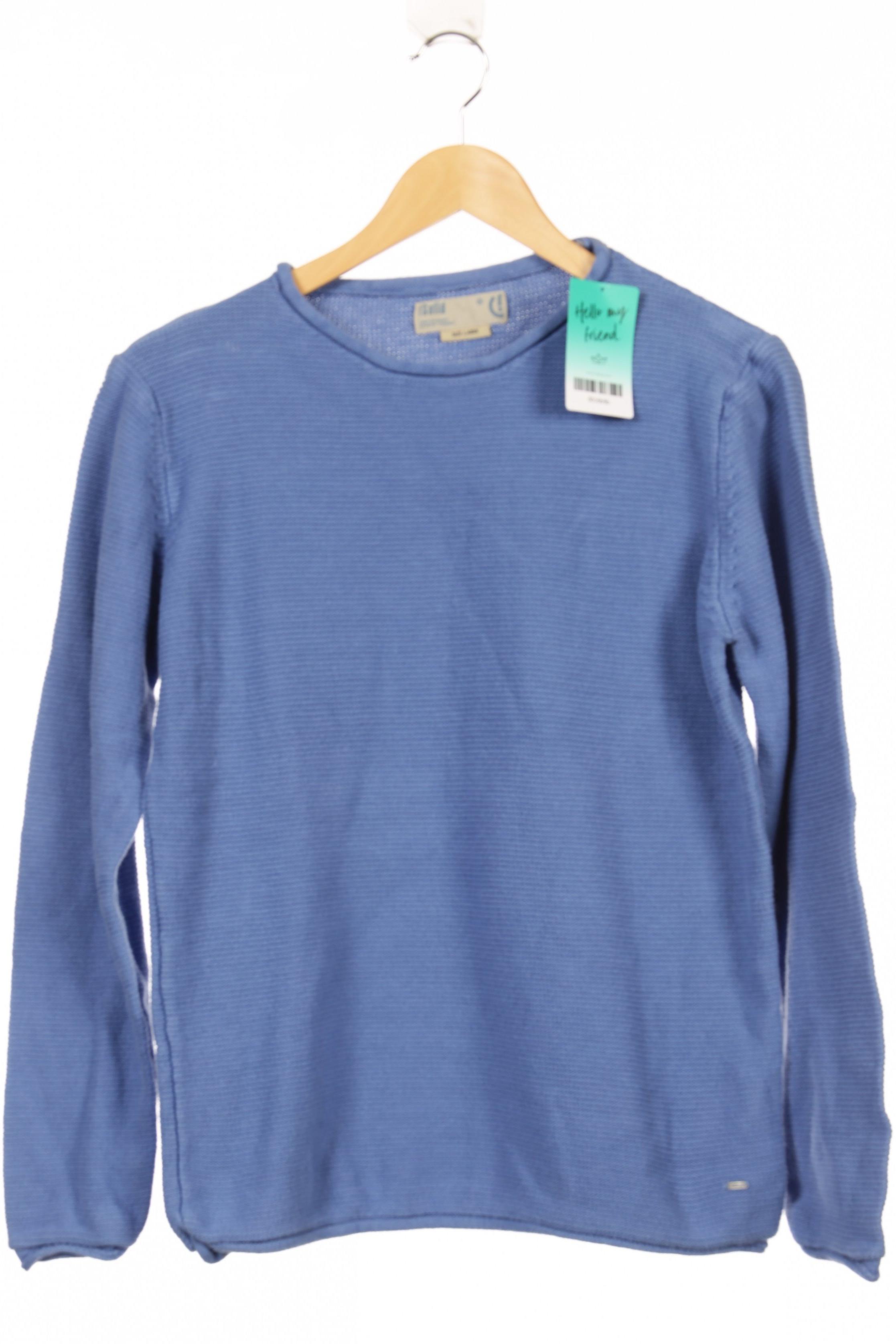 Thumbnail - Solid Herren Pullover, blau, Gr. 52