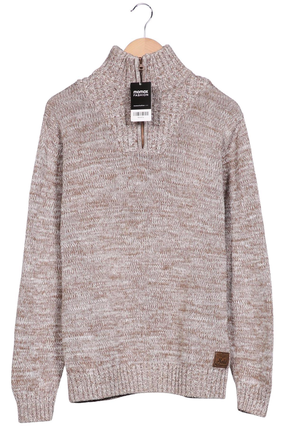 

Solid Herren Pullover, beige, Gr. 54