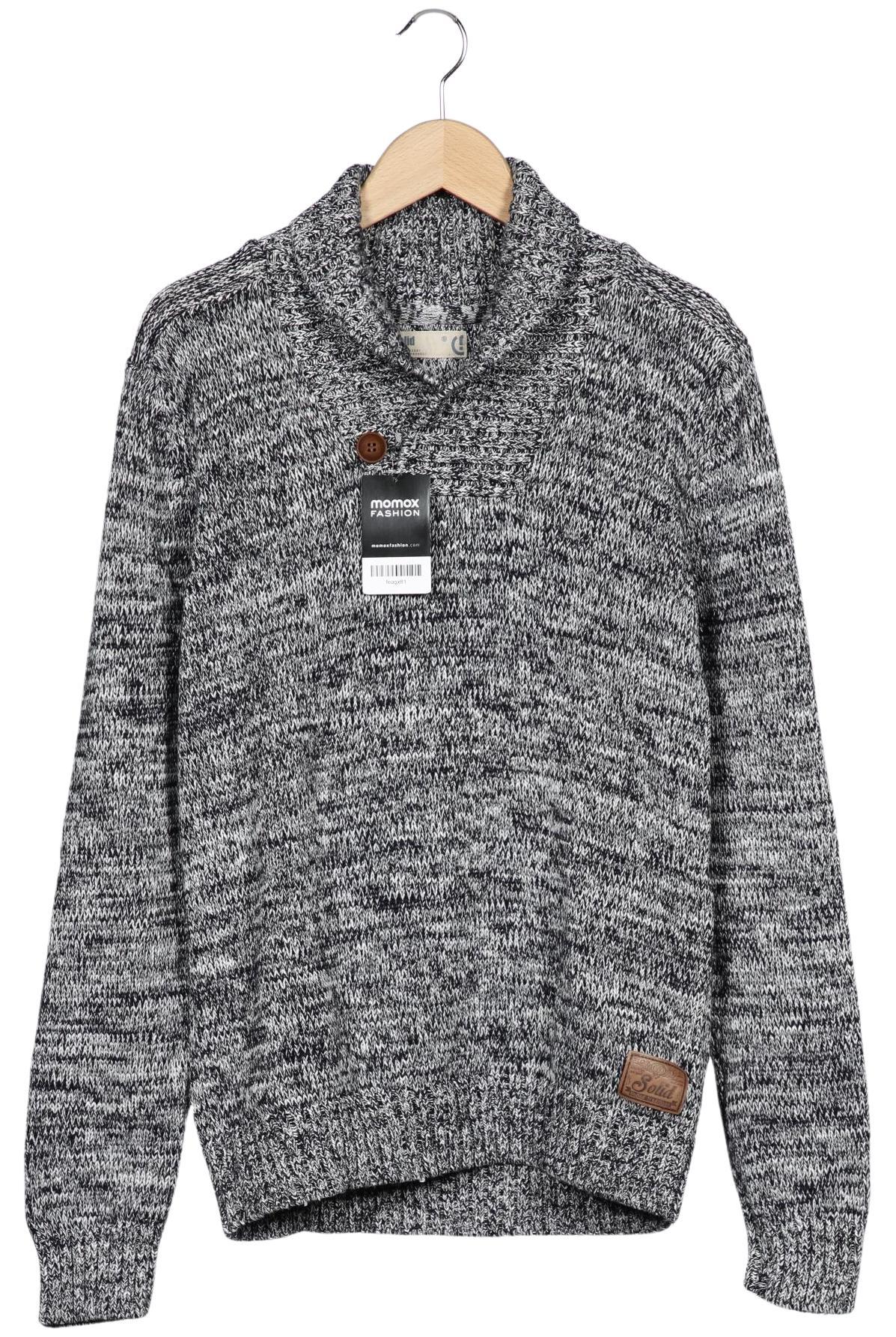 

Solid Herren Pullover, grau, Gr. 54