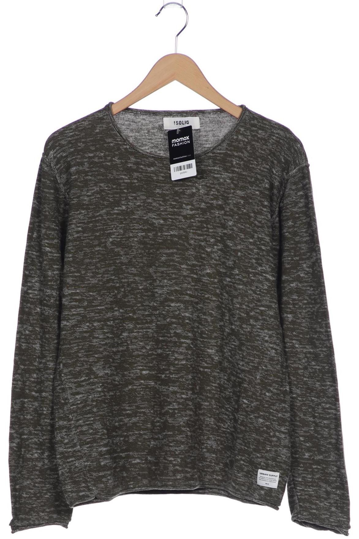 

Solid Herren Pullover, grün, Gr. 52