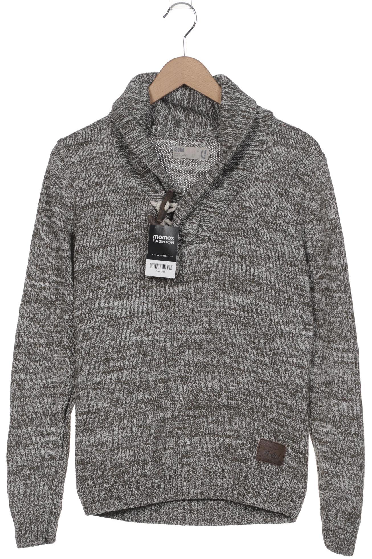 

Solid Herren Pullover, grün, Gr. 48