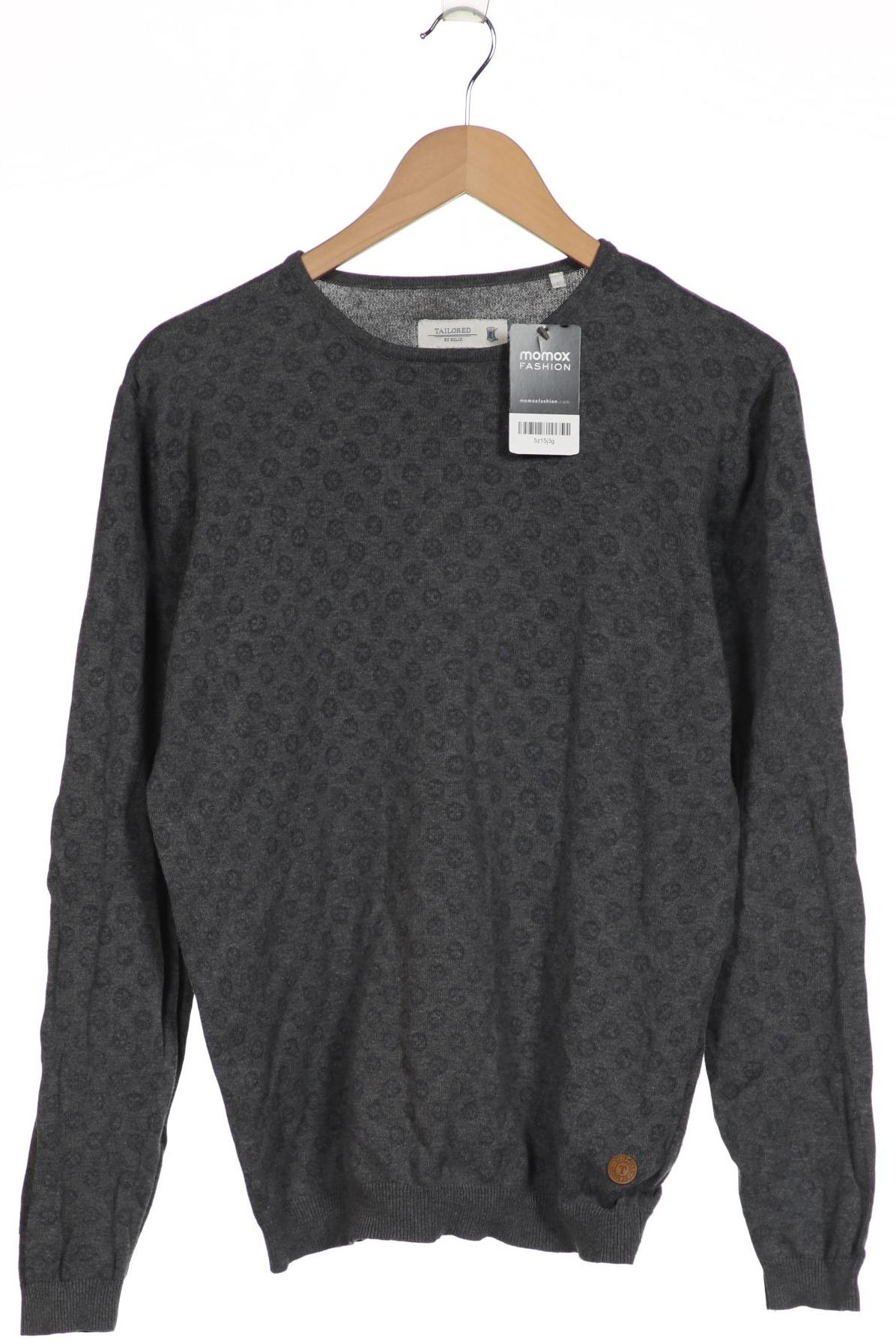 

Solid Herren Pullover, grau, Gr. 52