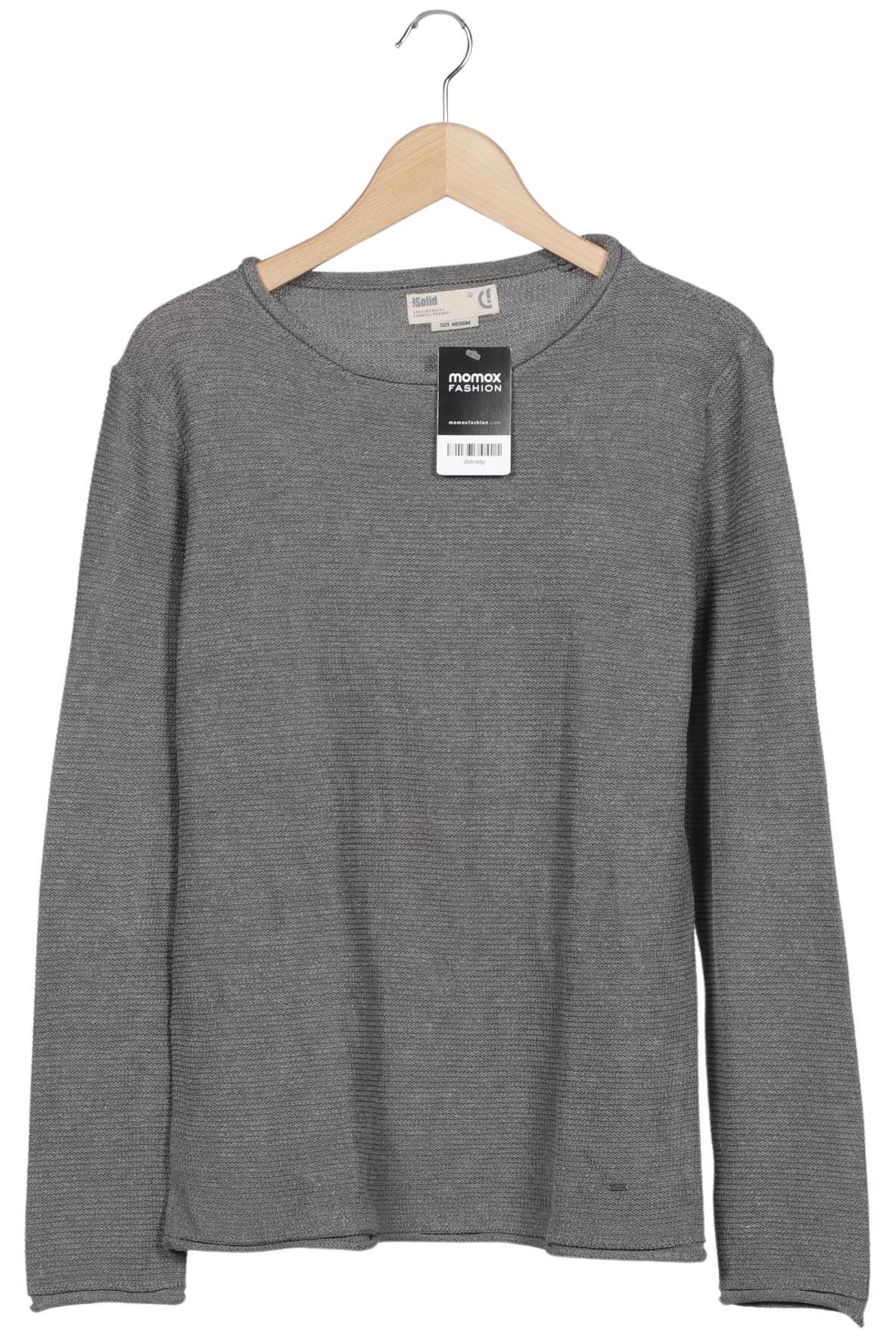 

Solid Herren Pullover, grau, Gr. 48