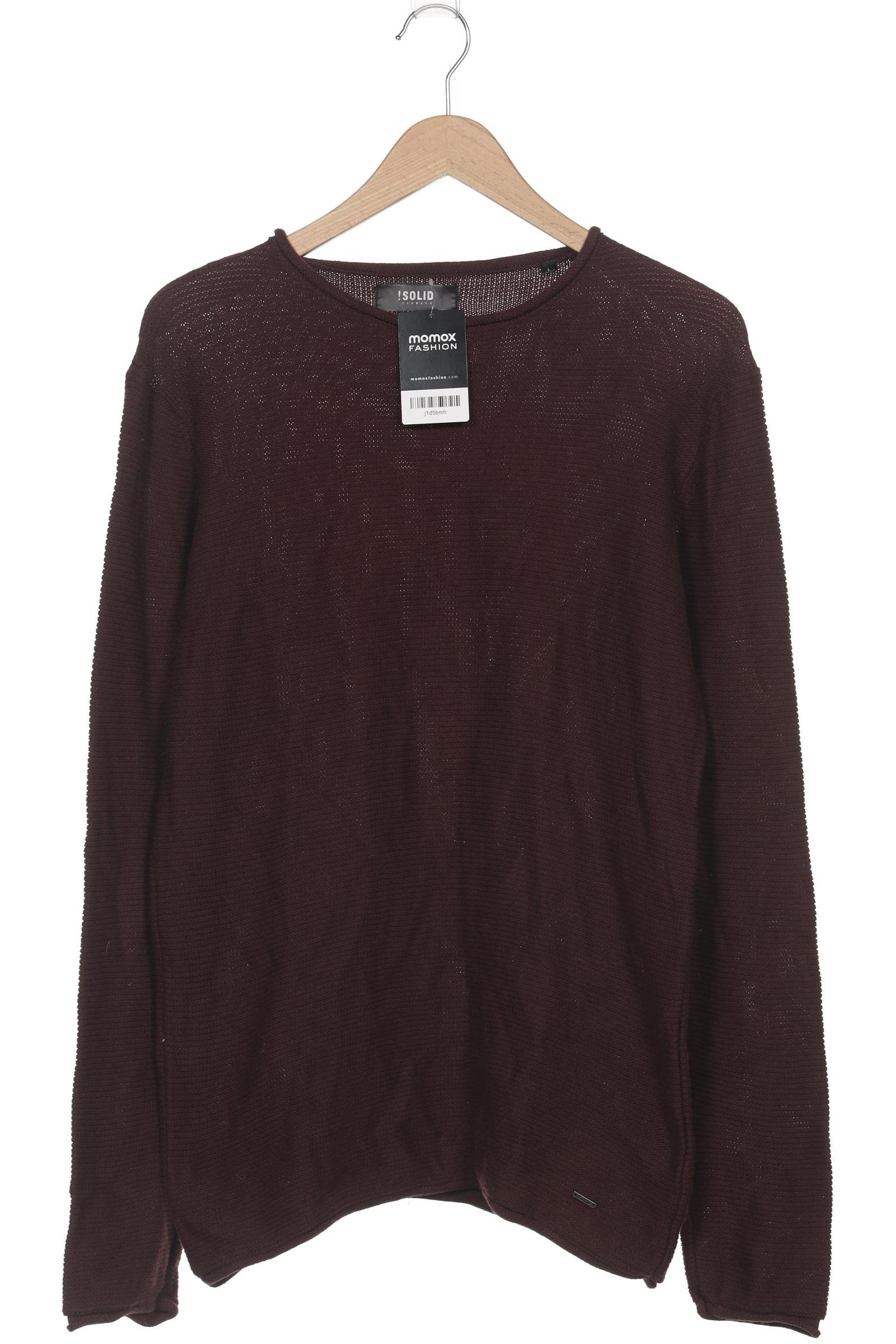 

Solid Herren Pullover, braun, Gr. 52