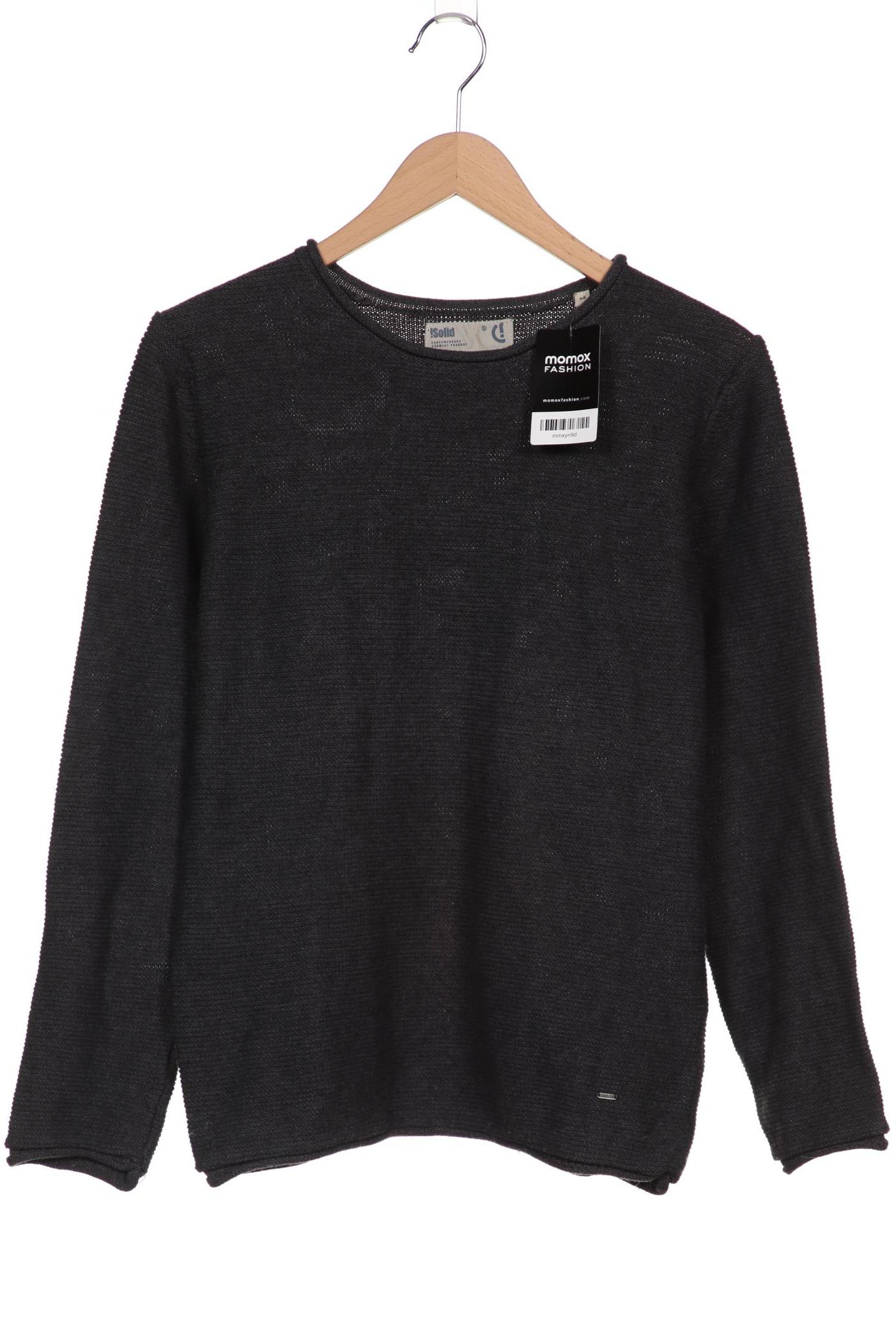 

Solid Herren Pullover, grau, Gr. 48