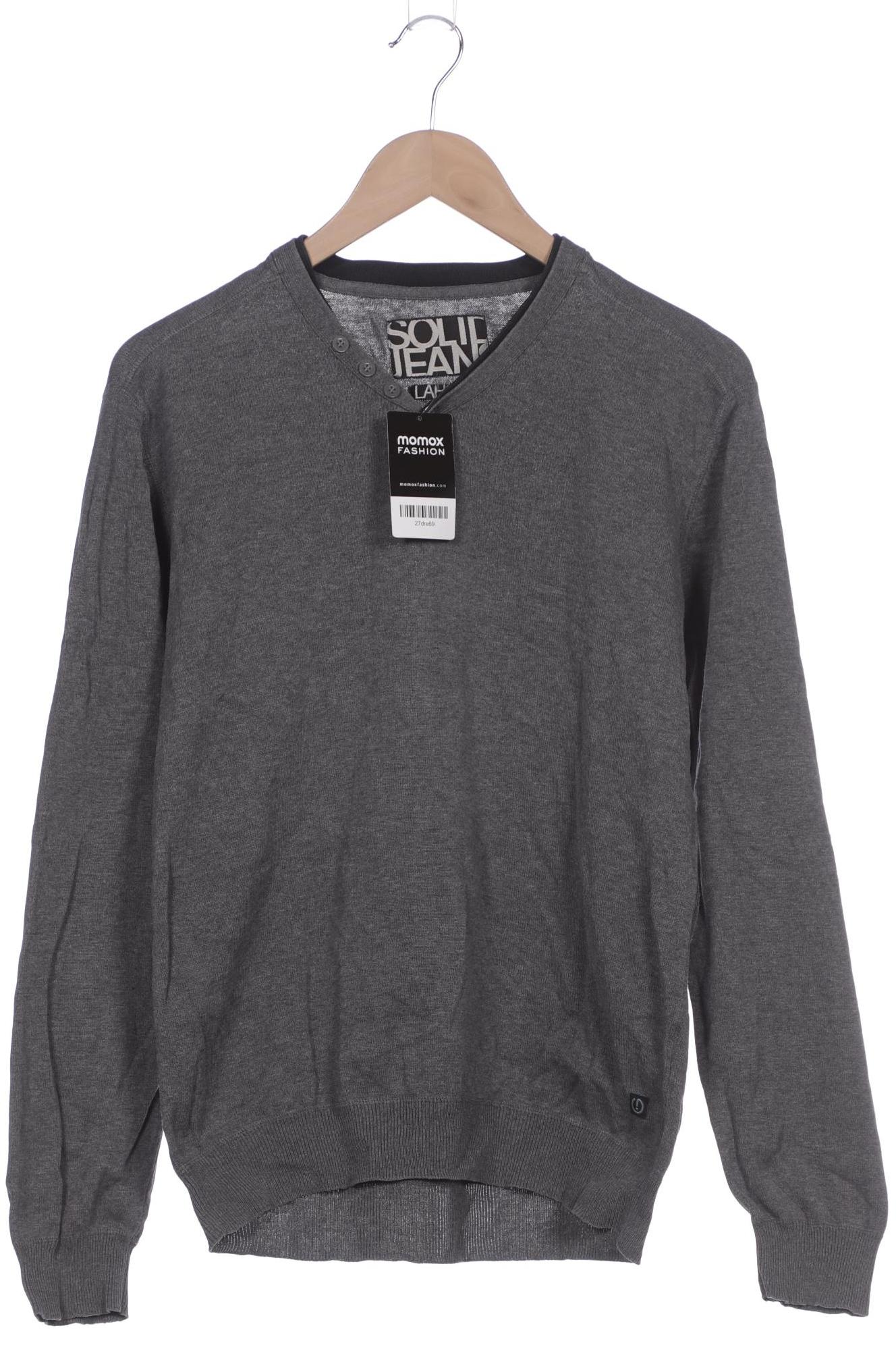 

Solid Herren Pullover, grau, Gr. 52