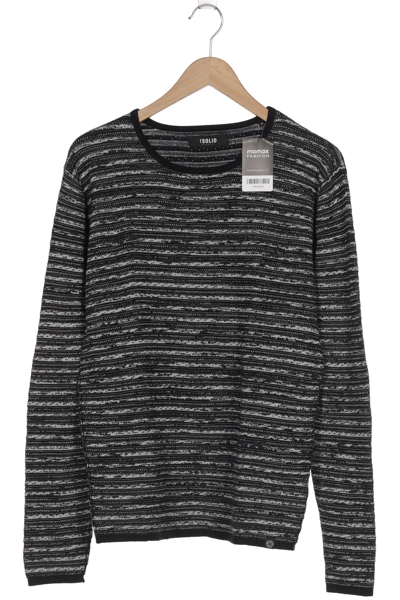 Thumbnail - Solid Herren Pullover, schwarz, Gr. 48