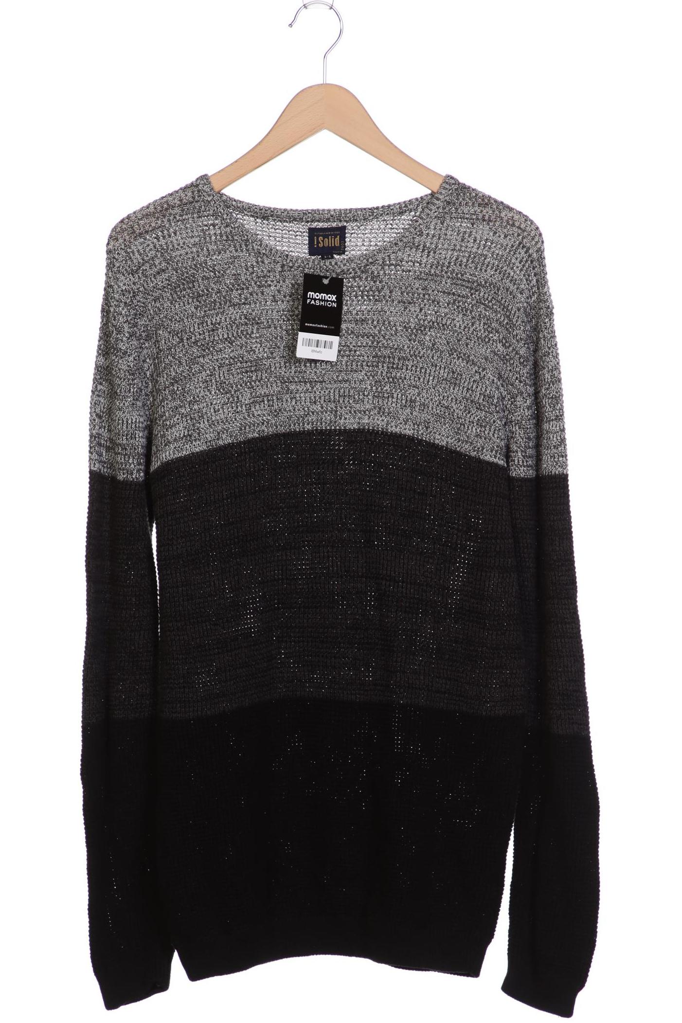 

Solid Herren Pullover, grau, Gr. 48