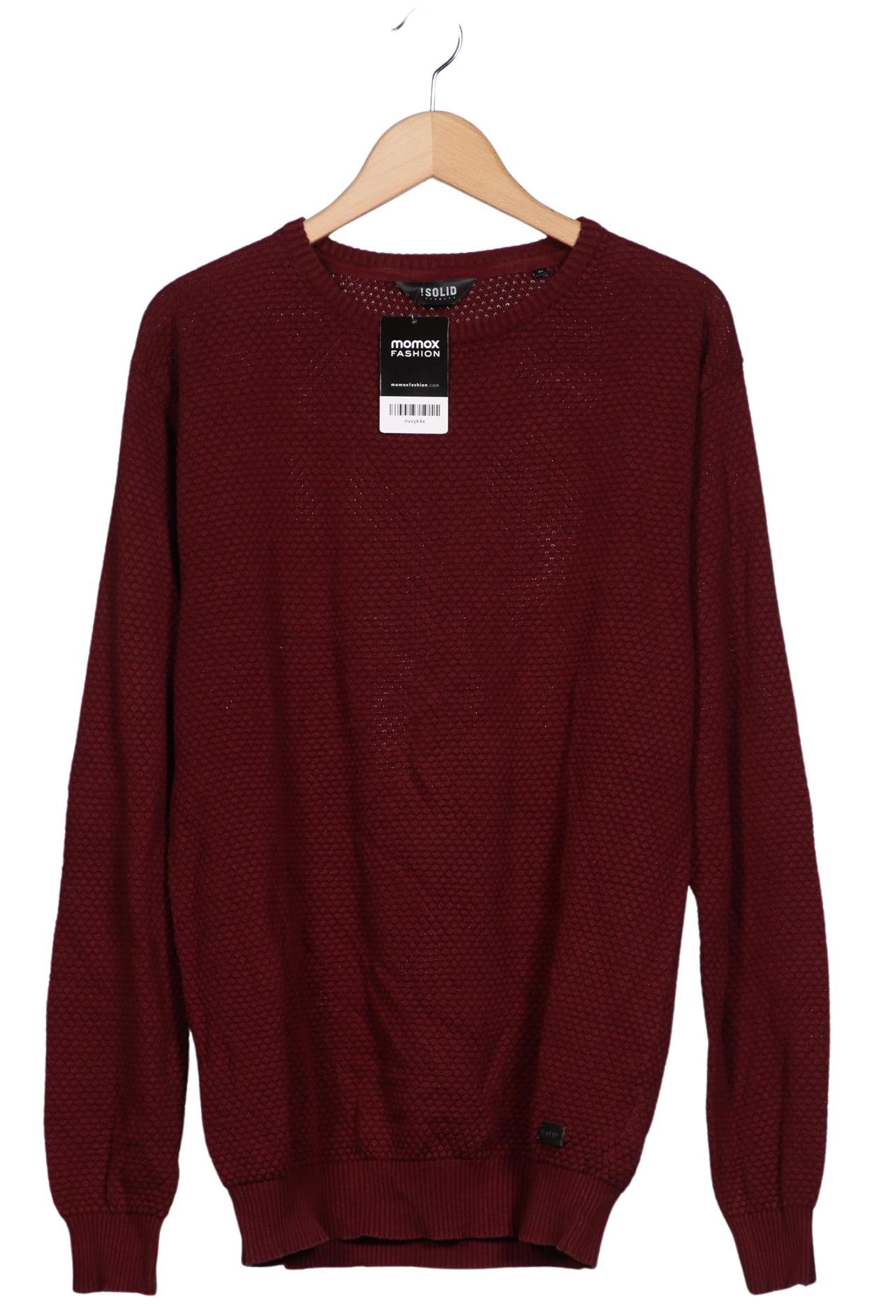 

Solid Herren Pullover, bordeaux, Gr. 54